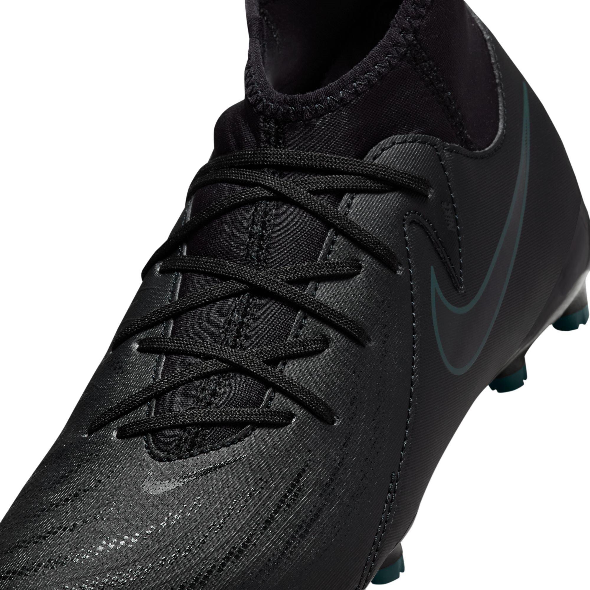 Black/Green - Nike - Phantom Luna II Academy Firm Ground Football Boots Junior - 7