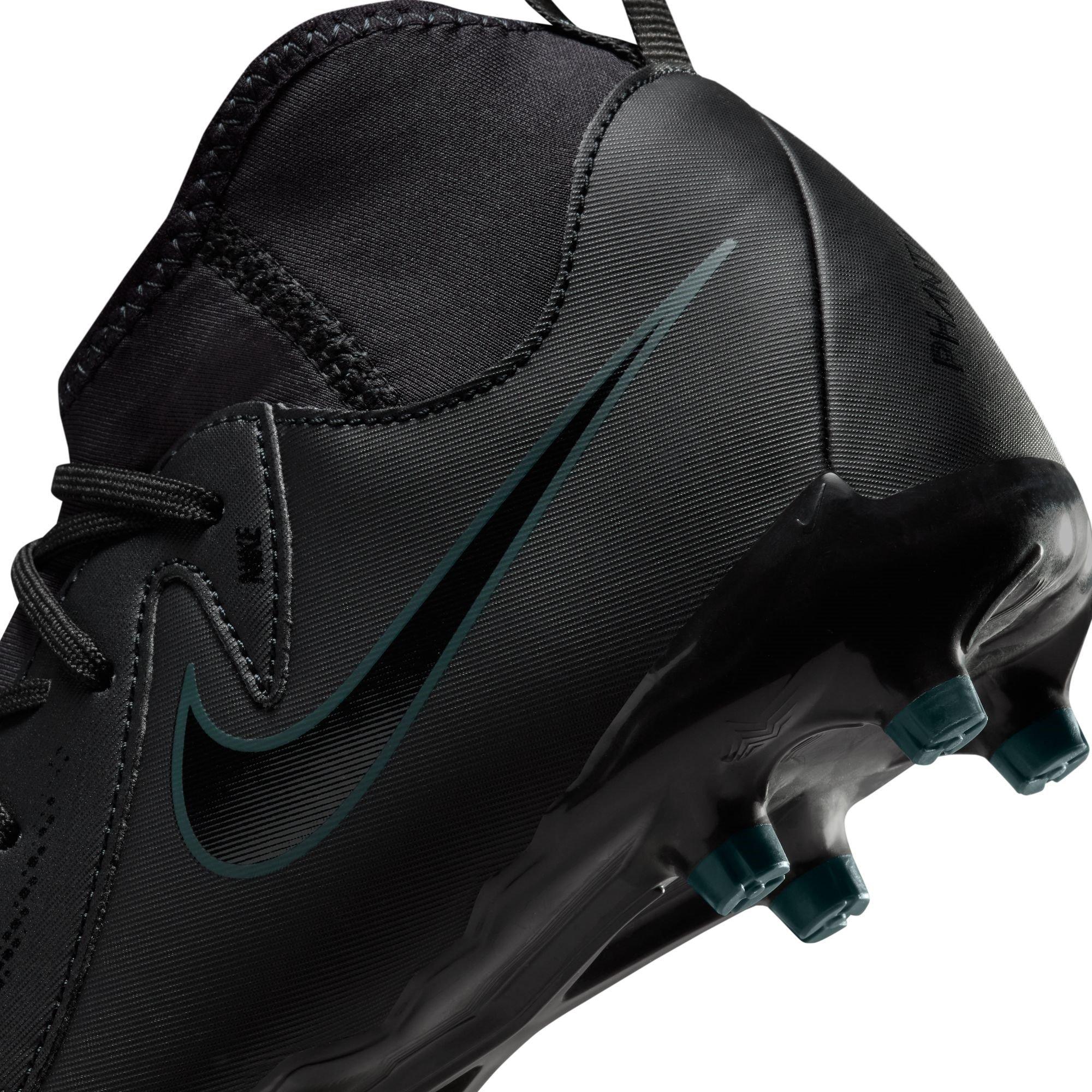 Black/Green - Nike - Phantom Luna II Academy Firm Ground Football Boots Junior - 8