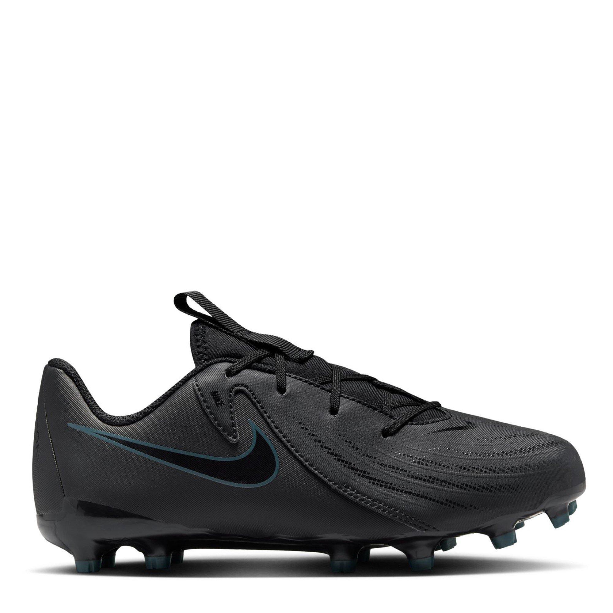 Black/Green - Nike - Phantom GX II Academy Junior Firm Ground Football Boots - 1