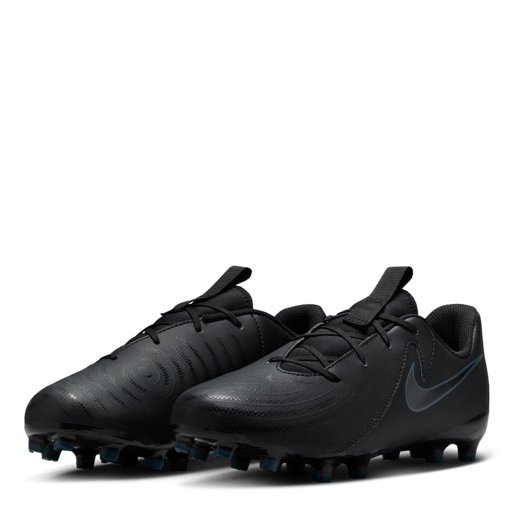 Black/Green - Nike - Phantom GX II Academy Junior Firm Ground Football Boots - 4
