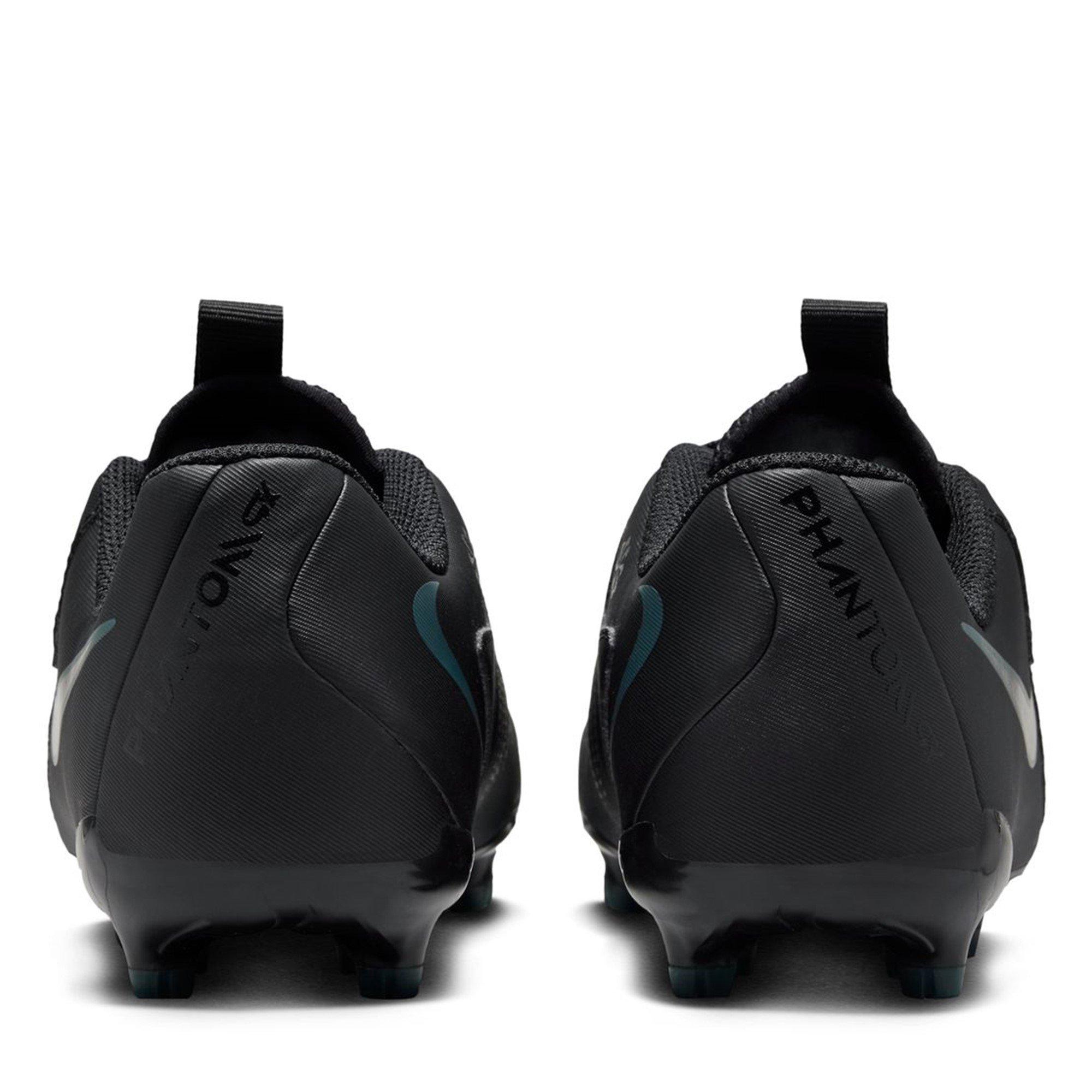 Black/Green - Nike - Phantom GX II Academy Junior Firm Ground Football Boots - 5