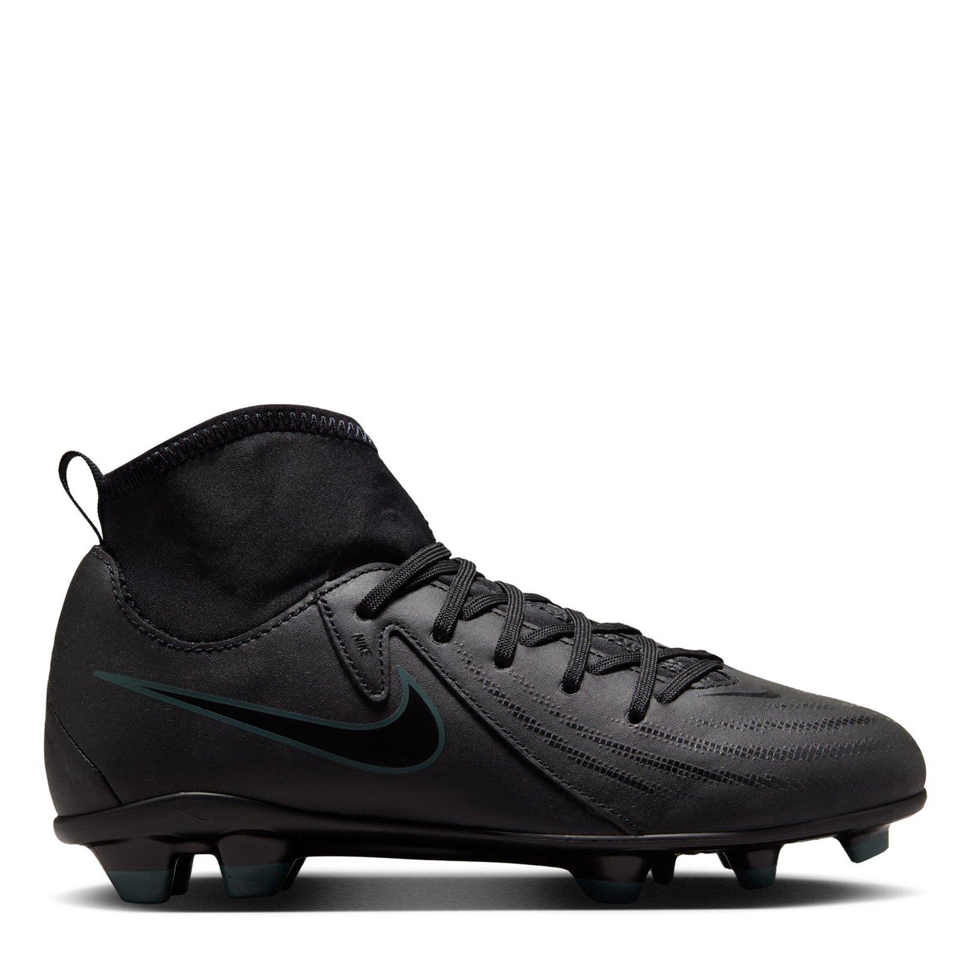 Black/Green - Nike - Phantom Luna II Club Junior Firm Ground Football Boots - 1