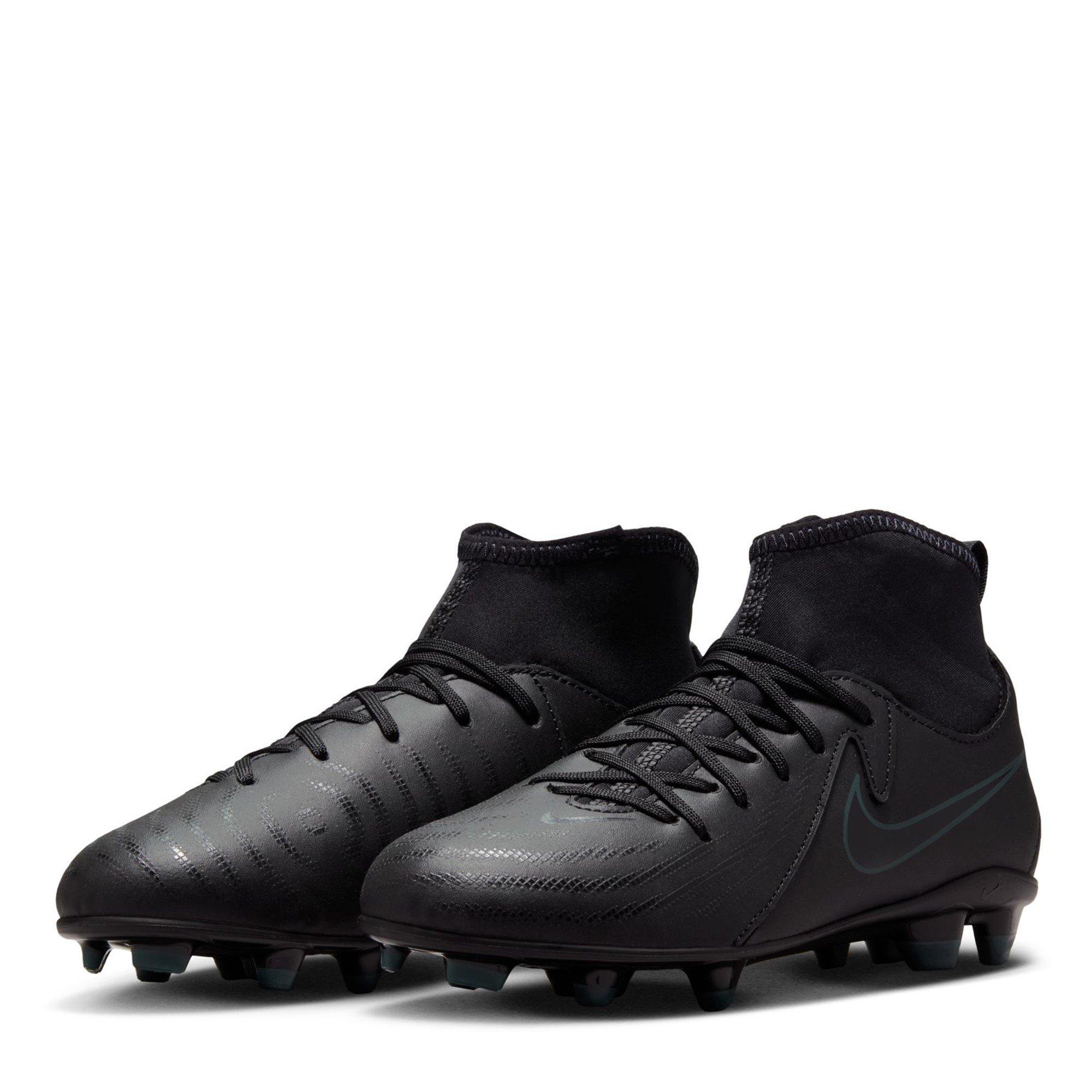 Black/Green - Nike - Phantom Luna II Club Junior Firm Ground Football Boots - 4