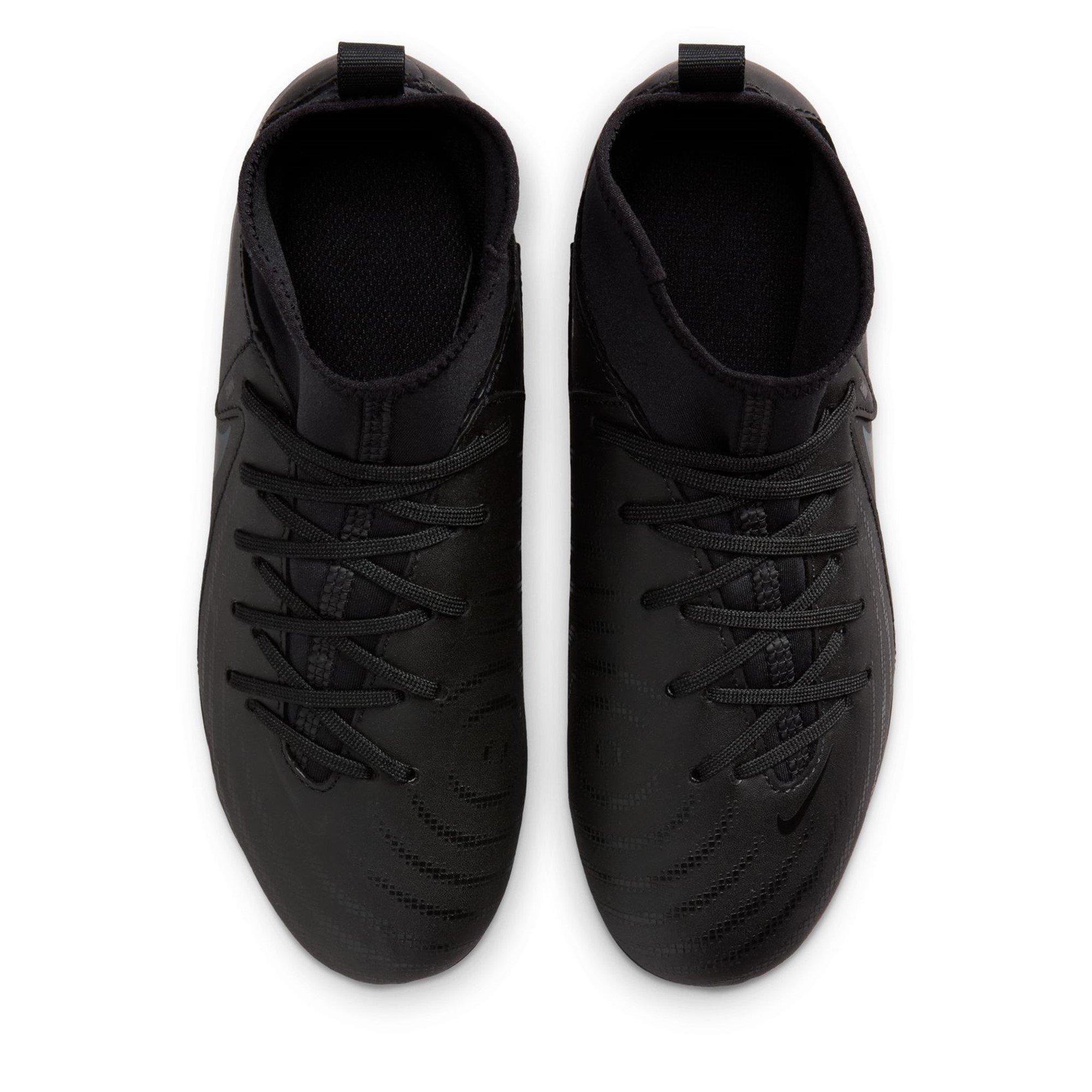 Black/Green - Nike - Phantom Luna II Club Junior Firm Ground Football Boots - 6