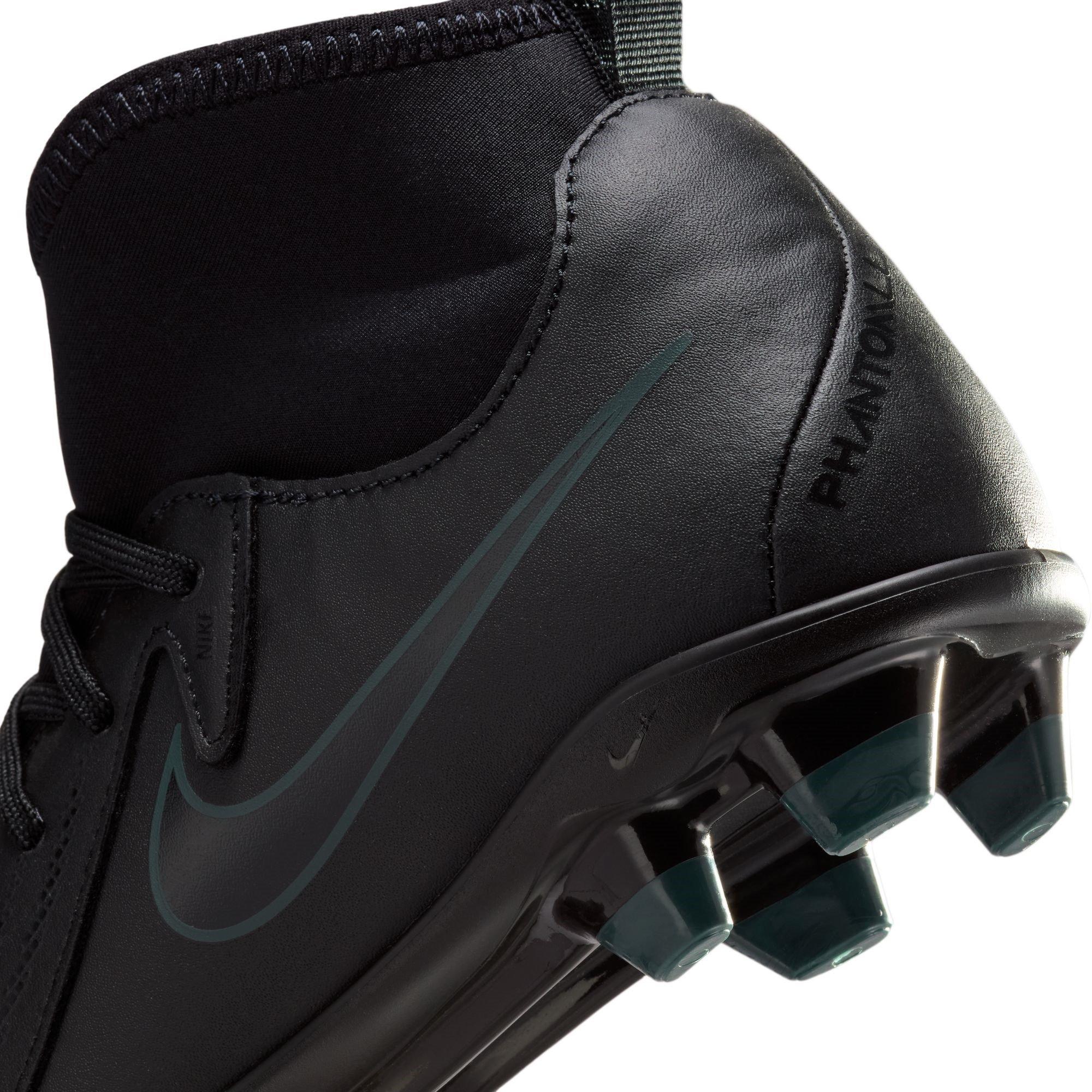 Black/Green - Nike - Phantom Luna II Club Junior Firm Ground Football Boots - 8