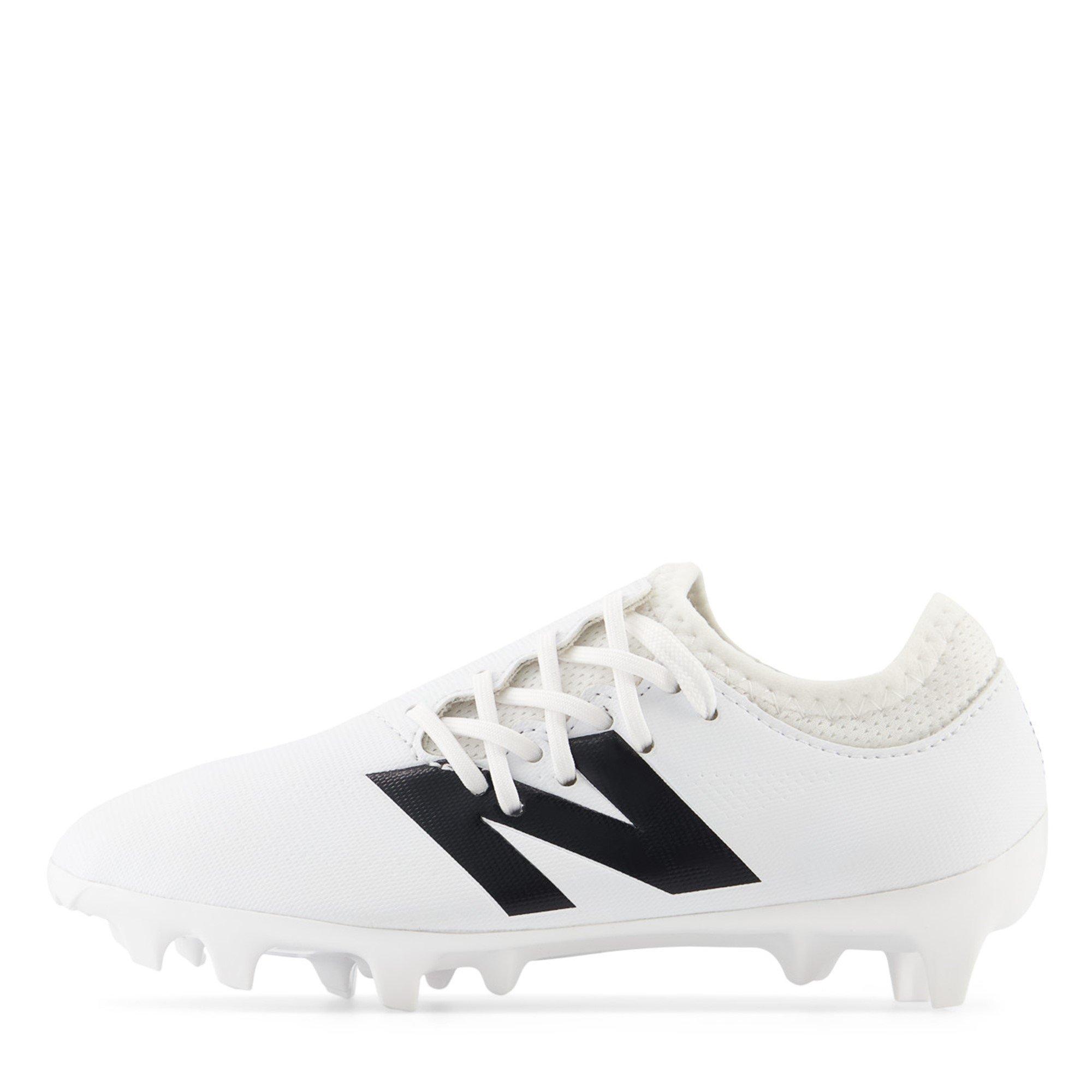 White/Black - New Balance - NewBalance Furon V7+ Dispatch Firm Ground Football Boots Juniors - 6