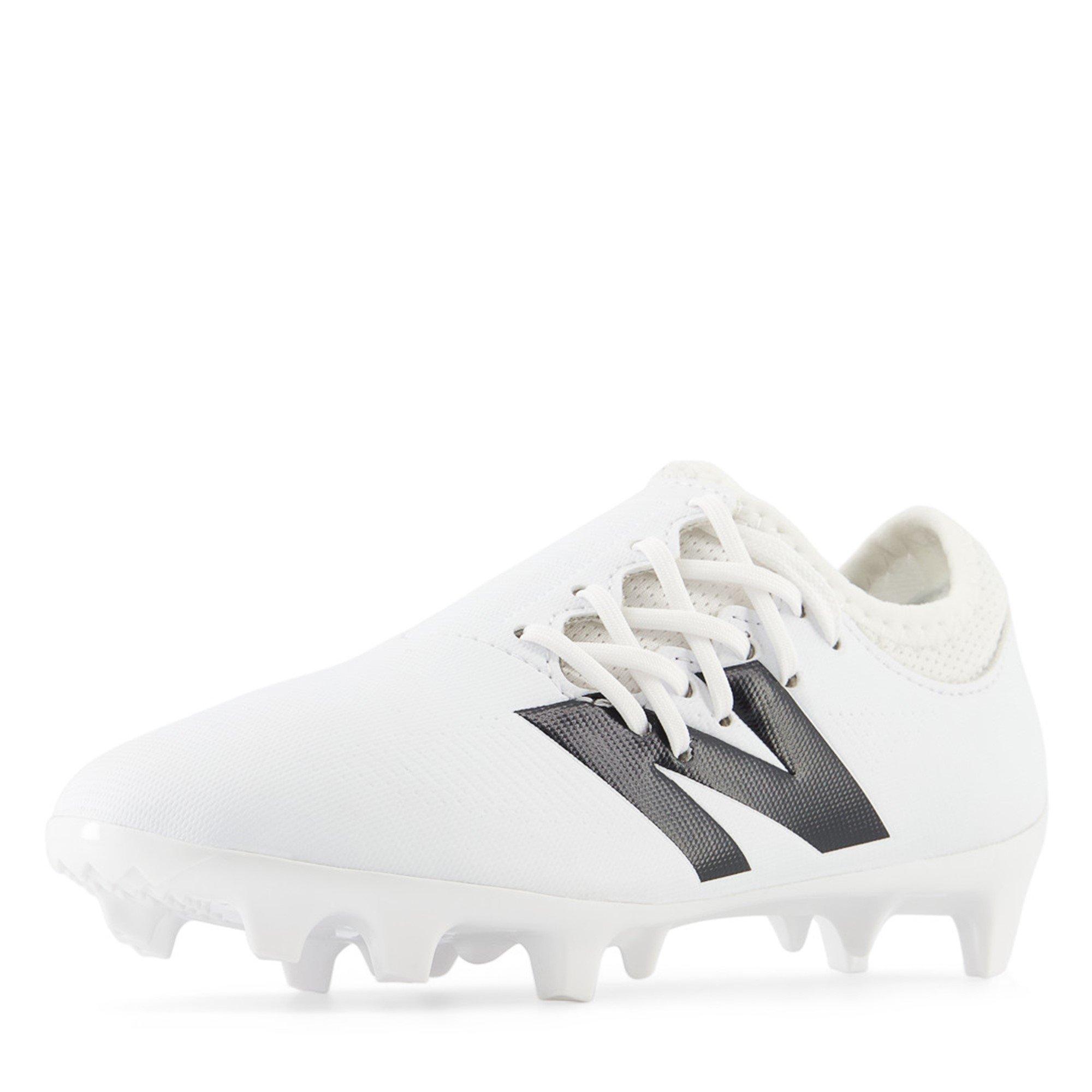 White/Black - New Balance - NewBalance Furon V7+ Dispatch Firm Ground Football Boots Juniors - 8