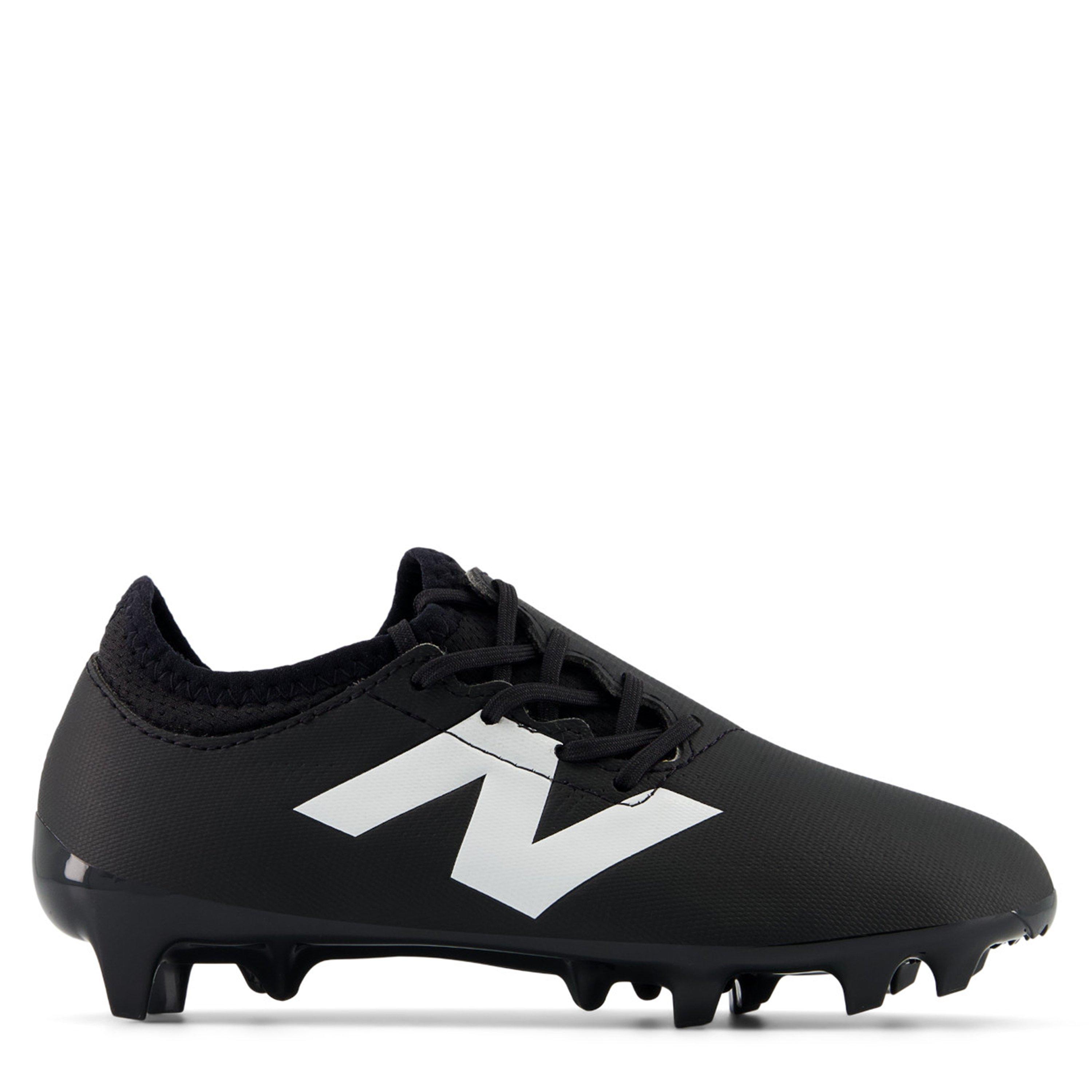 Black/White - New Balance - NewBalance Furon V7+ Dispatch Firm Ground Football Boots Juniors - 1