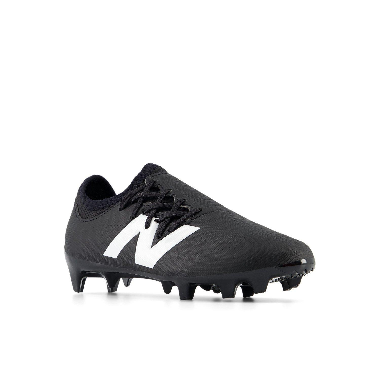 Sort/Hvid - New Balance - Furon V7+ Dispatch Firm Ground Football Boots Juniors - 4