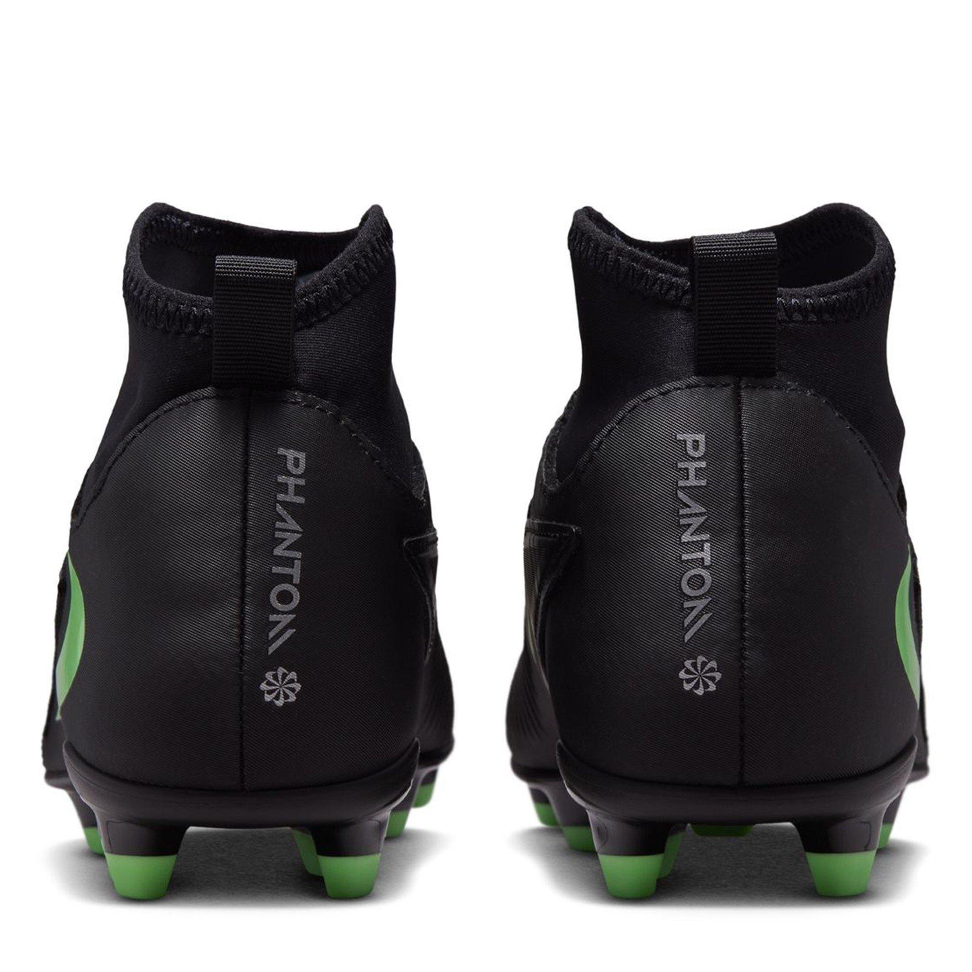 Black/Green - Nike - Phantom 6 Club Juniors Multi-Ground Football Boots - 5