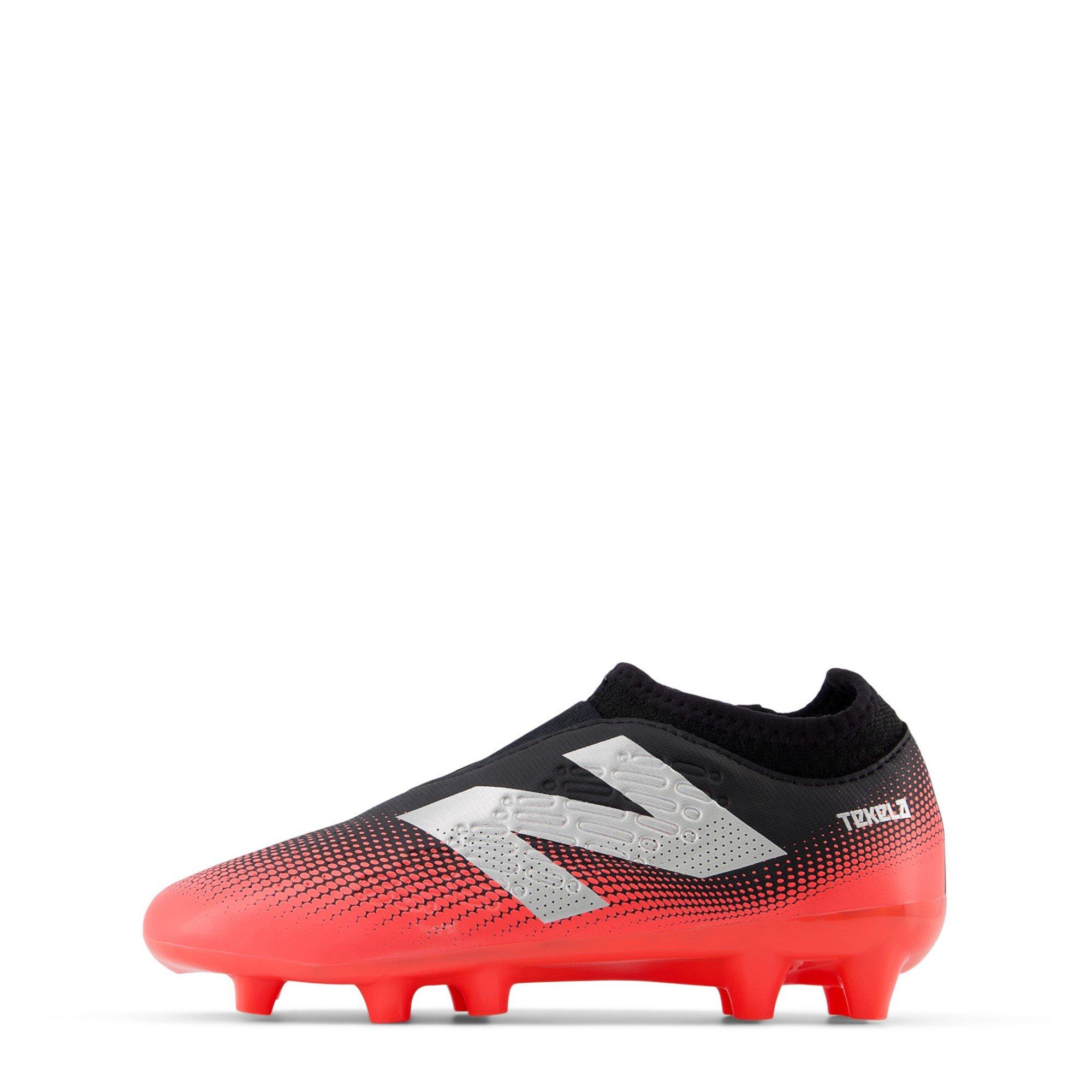 Zwart/Rood - New Balance - Tekela Magique V4 + Juniors Firm Ground Football Boots - 6