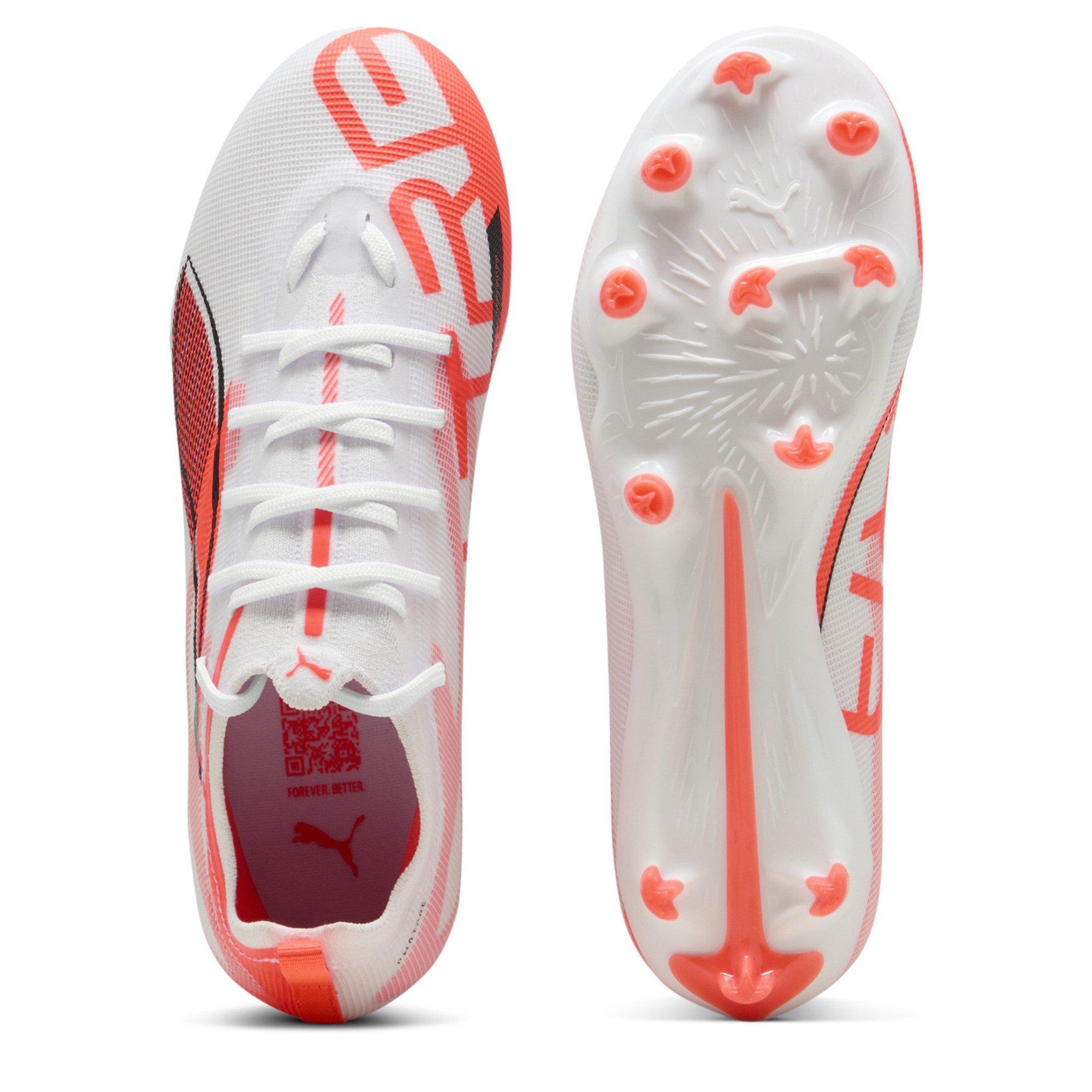 Weiß/Rot - Puma - Ultra Pro Junior Firm Ground Football Boots - 3