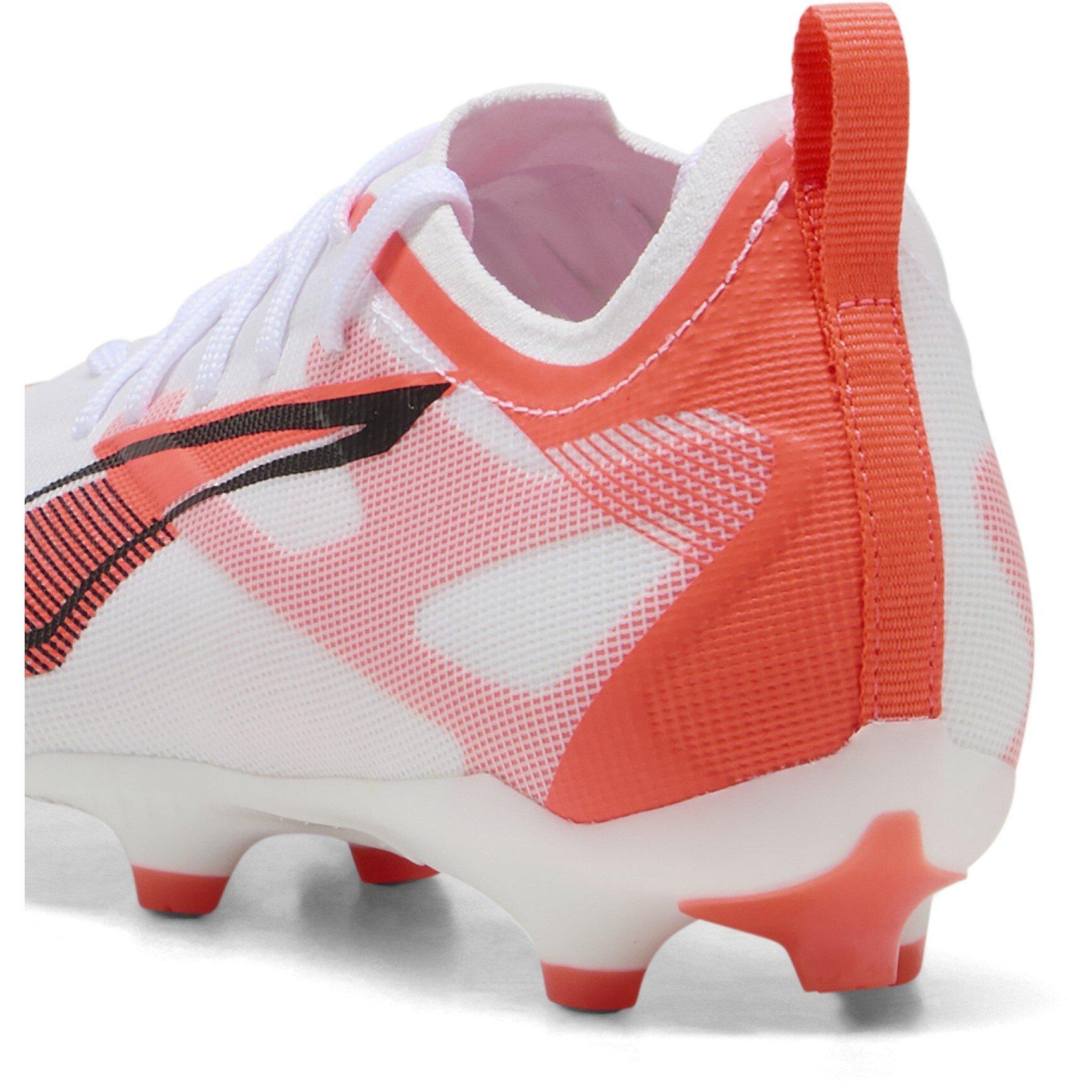 Weiß/Rot - Puma - Ultra Pro Junior Firm Ground Football Boots - 5