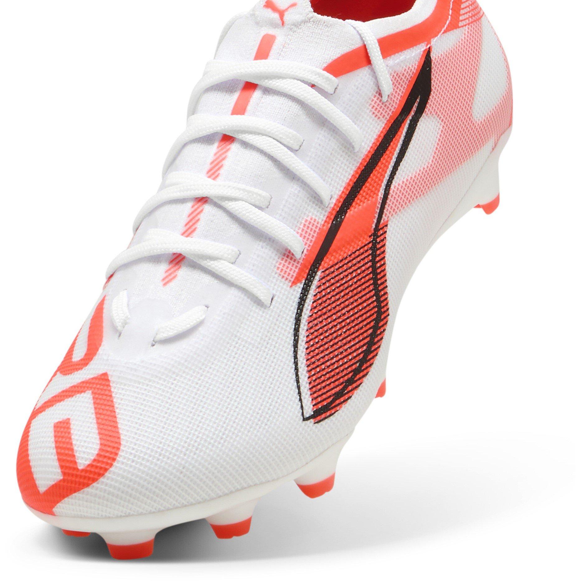 Weiß/Rot - Puma - Ultra Pro Junior Firm Ground Football Boots - 6