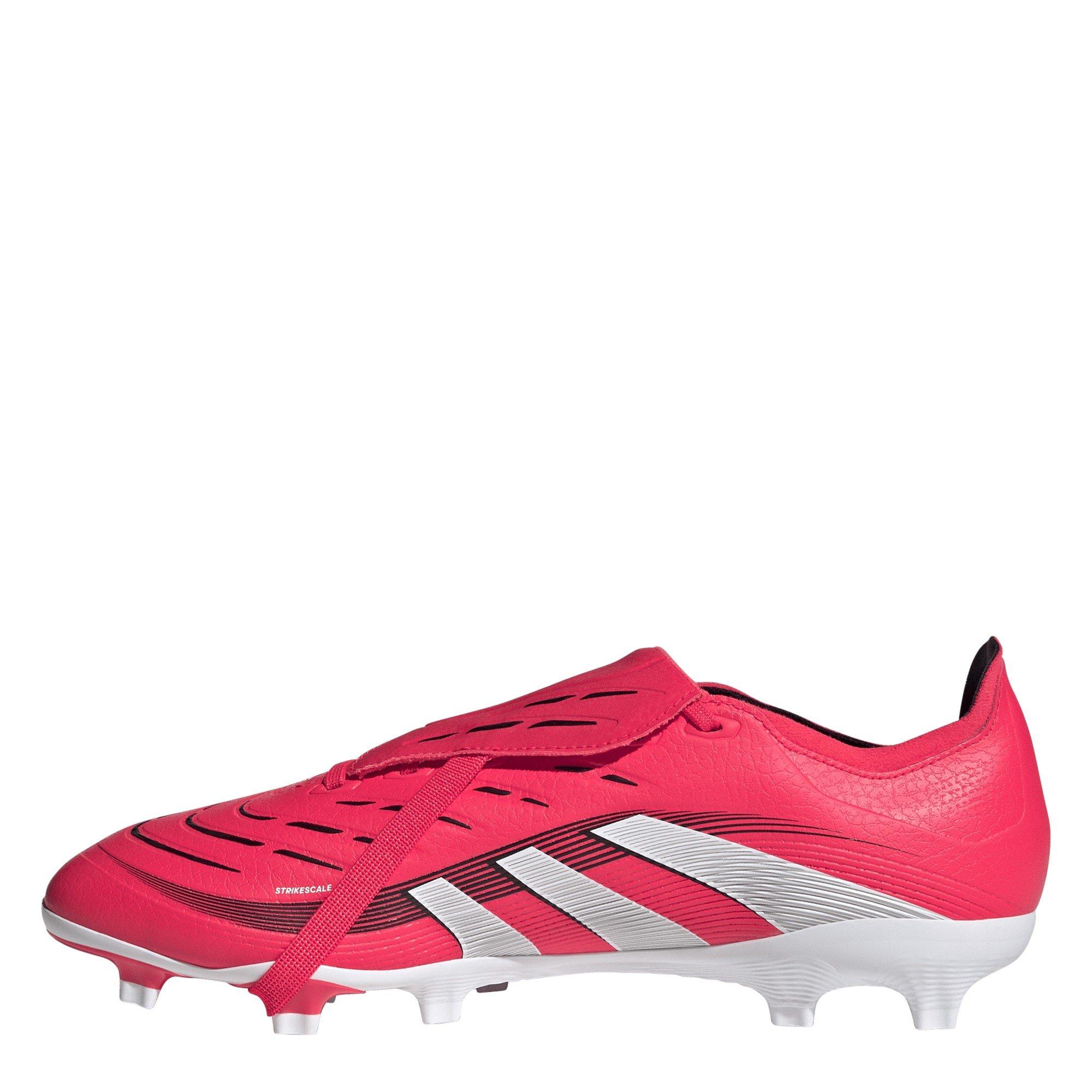 Lucid Red/Ftwr - adidas - Unisex Kids' Pred Large Firm Ground Football Boots - 2