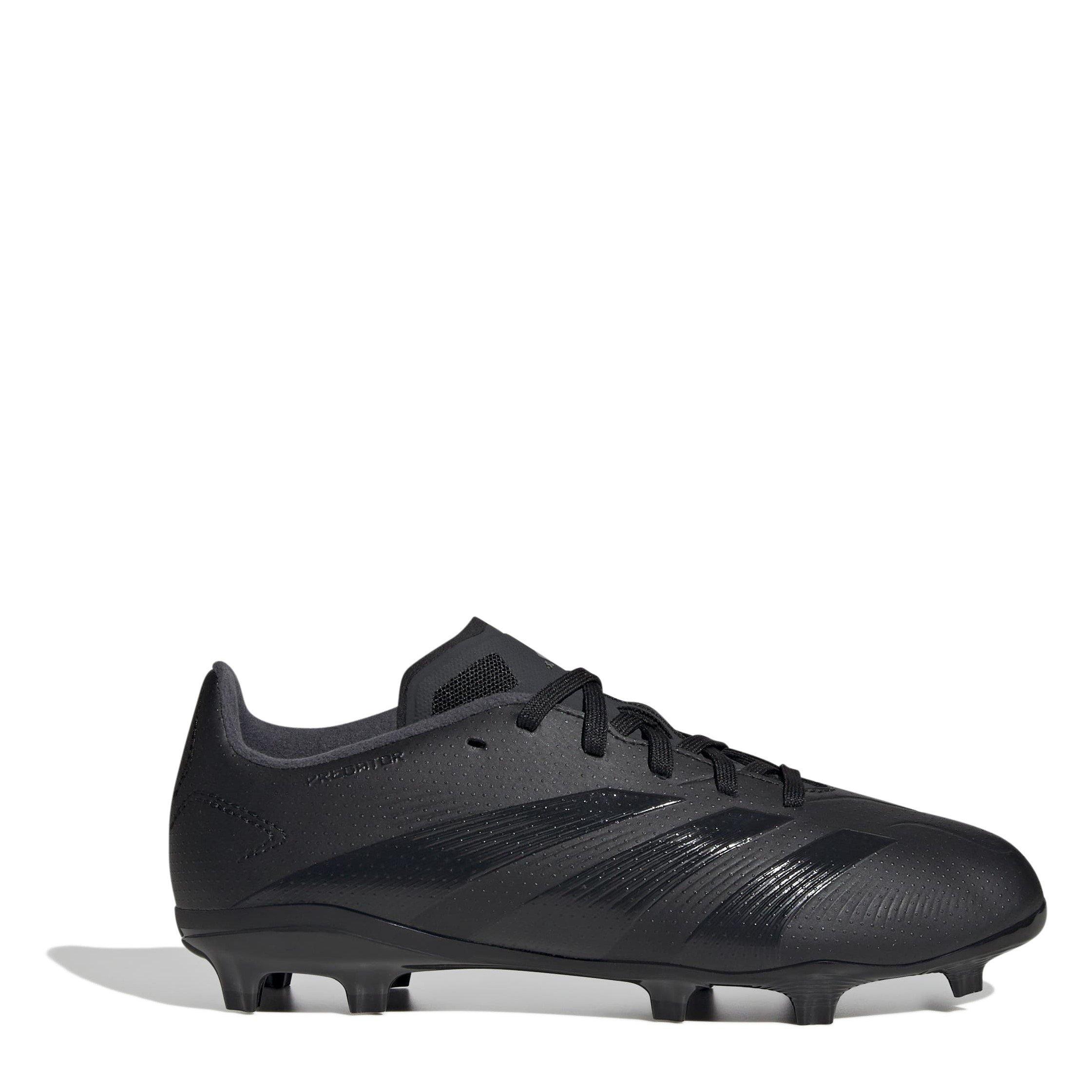 Black/Grey - adidas - Predator 24 League Junior Firm Ground Boots - 1
