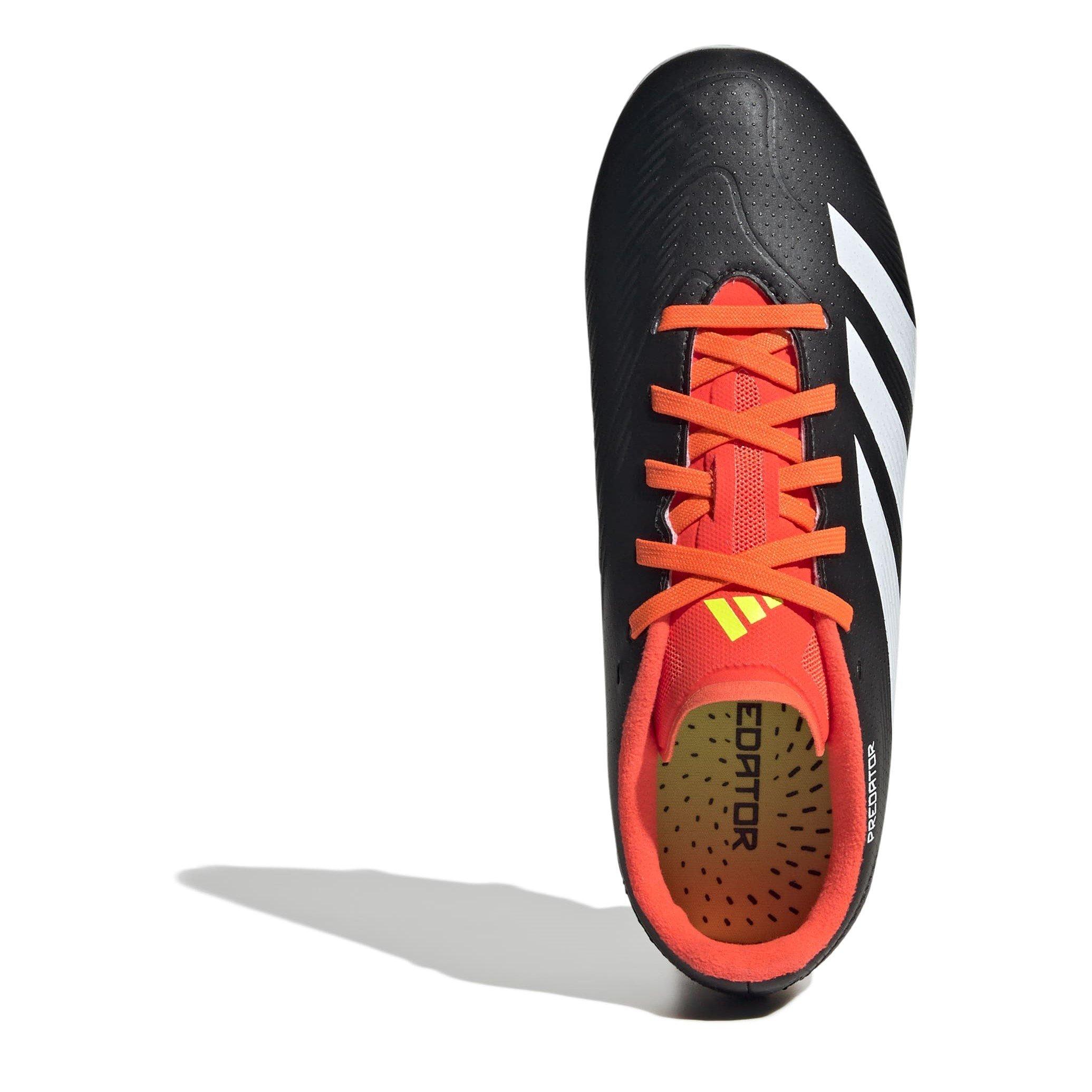 Noir/Blanc/Rouge - adidas - Predator 24 League Junior Firm Ground Boots - 5