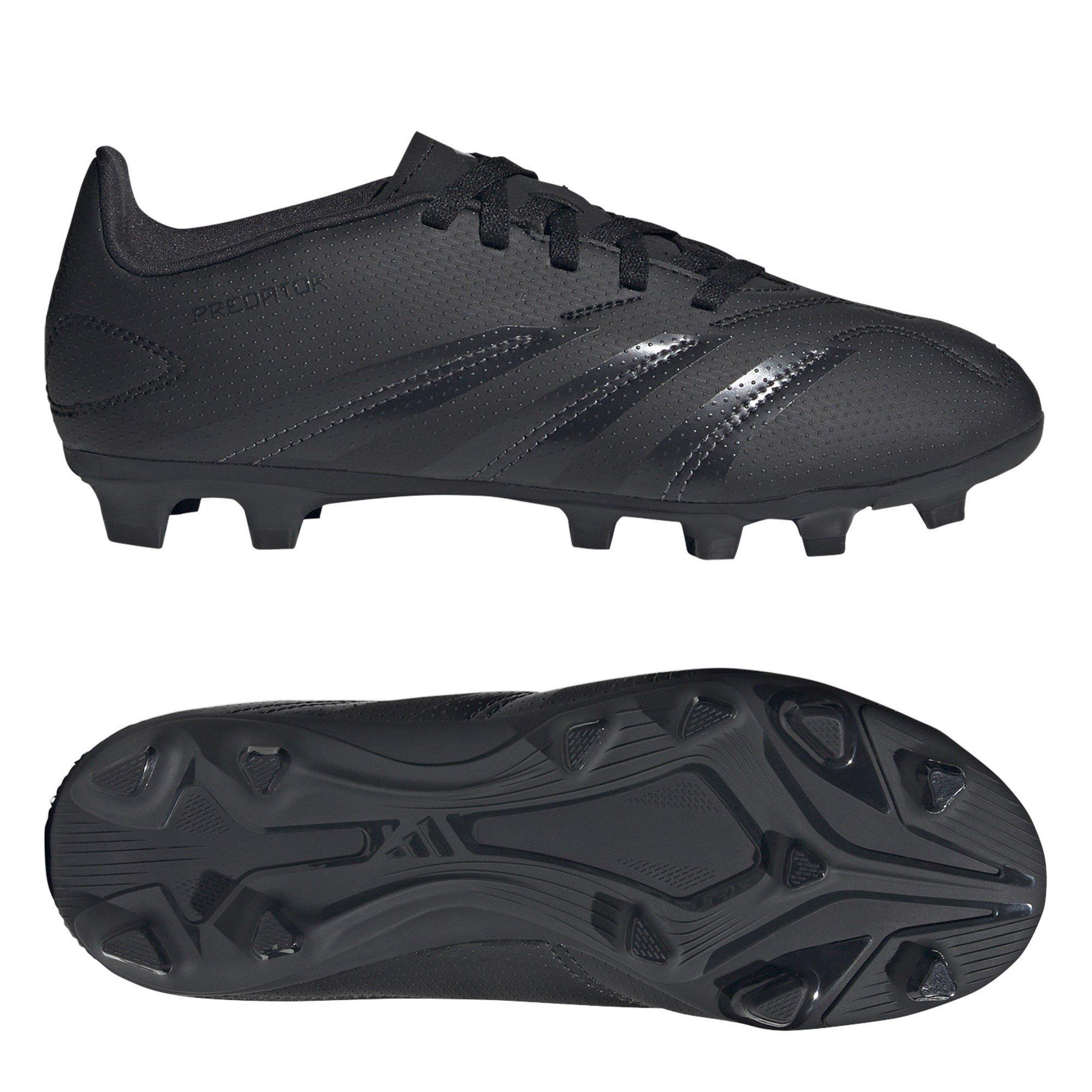 Negro/Gris - adidas - Predator 24 Club Junior Flexible Ground Football Boots - 9