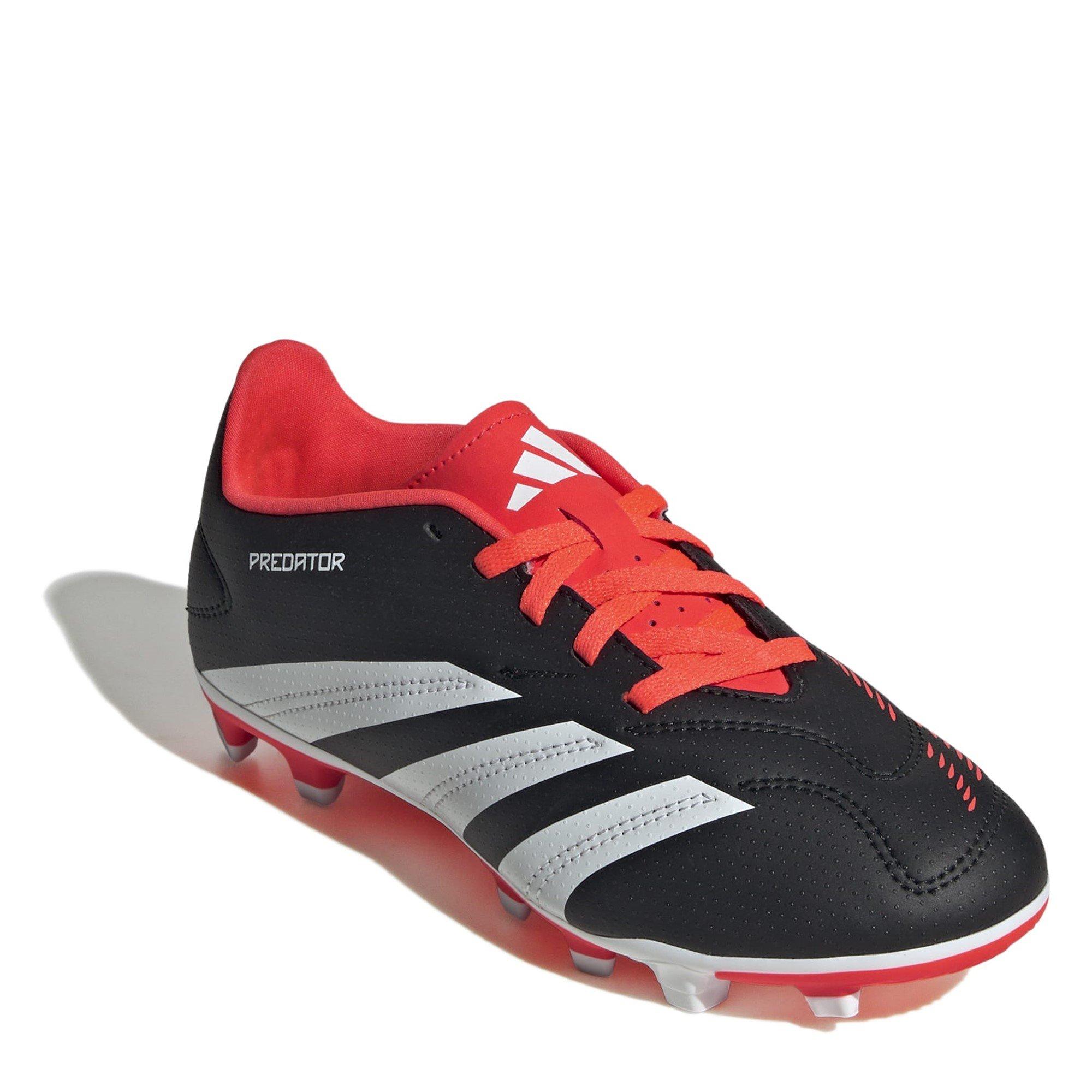Noir/Blanc/Rouge - adidas - Predator 24 Club Junior Flexible Ground Football Boots - 3