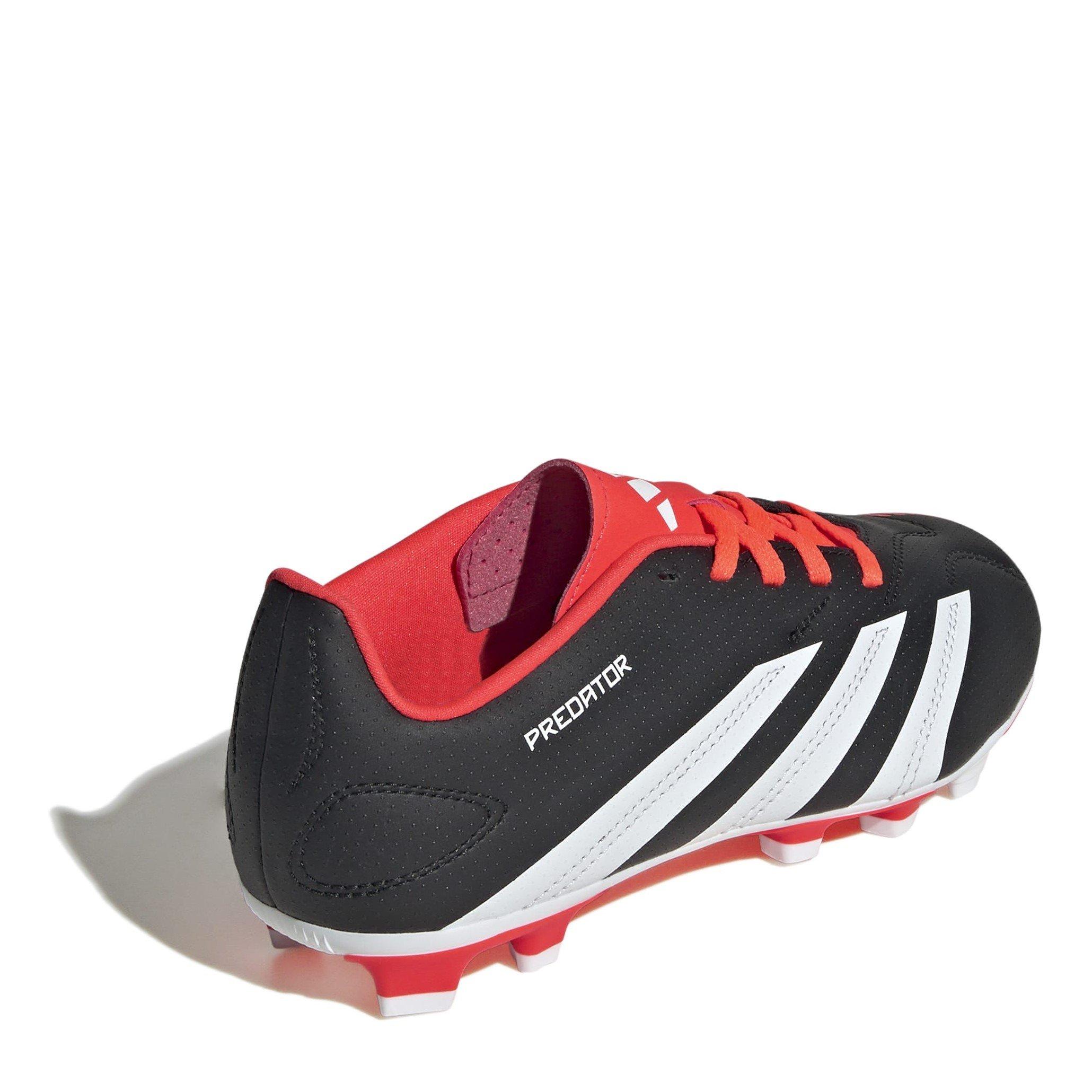 Noir/Blanc/Rouge - adidas - Predator 24 Club Junior Flexible Ground Football Boots - 4