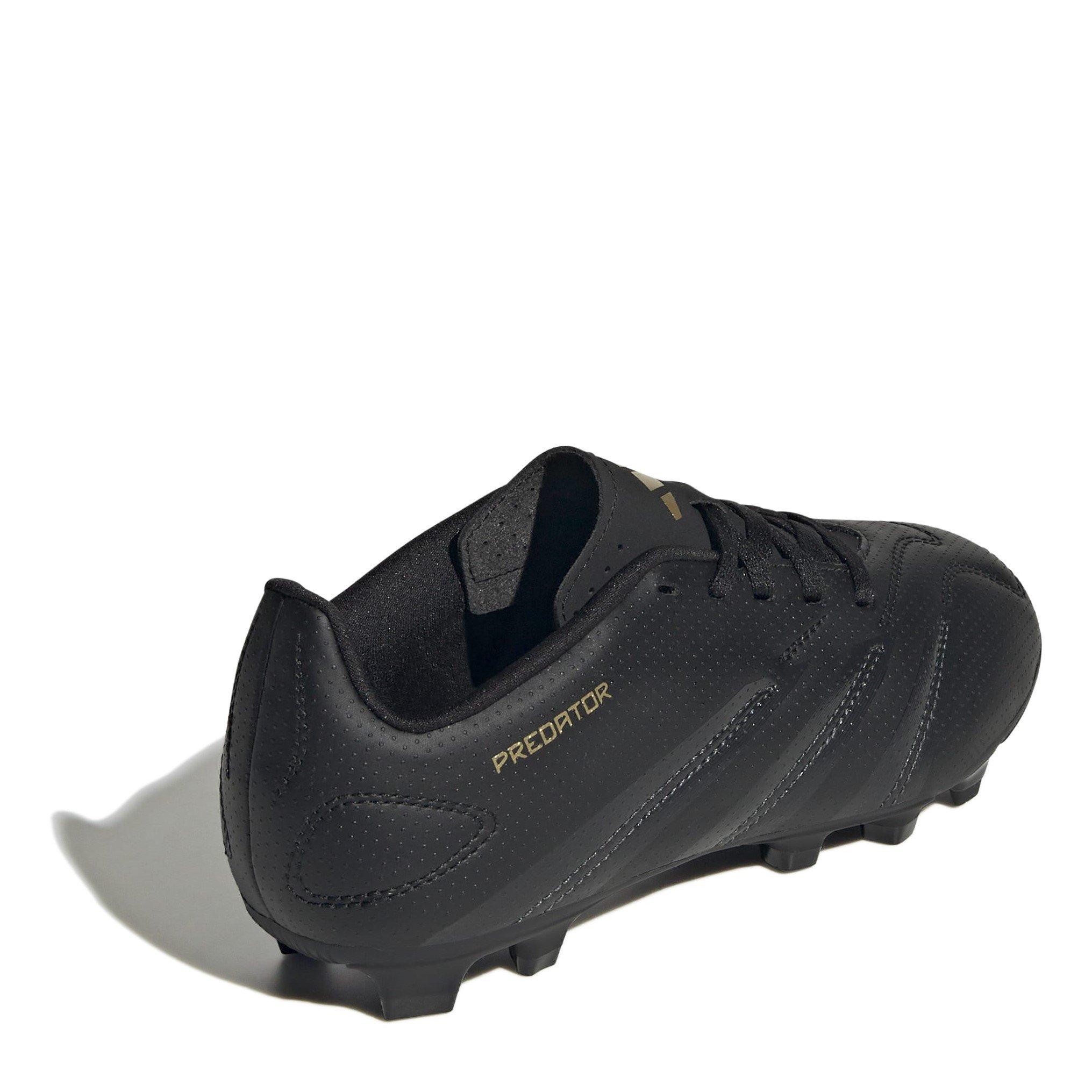 Core Black/Crbn - adidas - Predator 24 Club Junior Flexible Ground Football Boots - 4