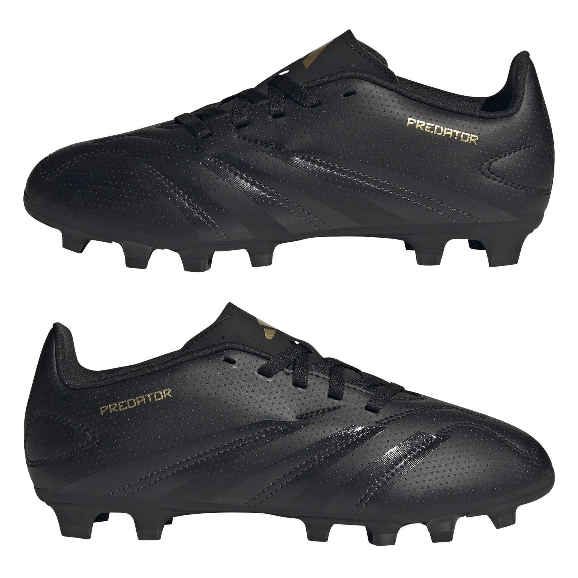 Core Black/Crbn - adidas - Predator 24 Club Junior Flexible Ground Football Boots - 9
