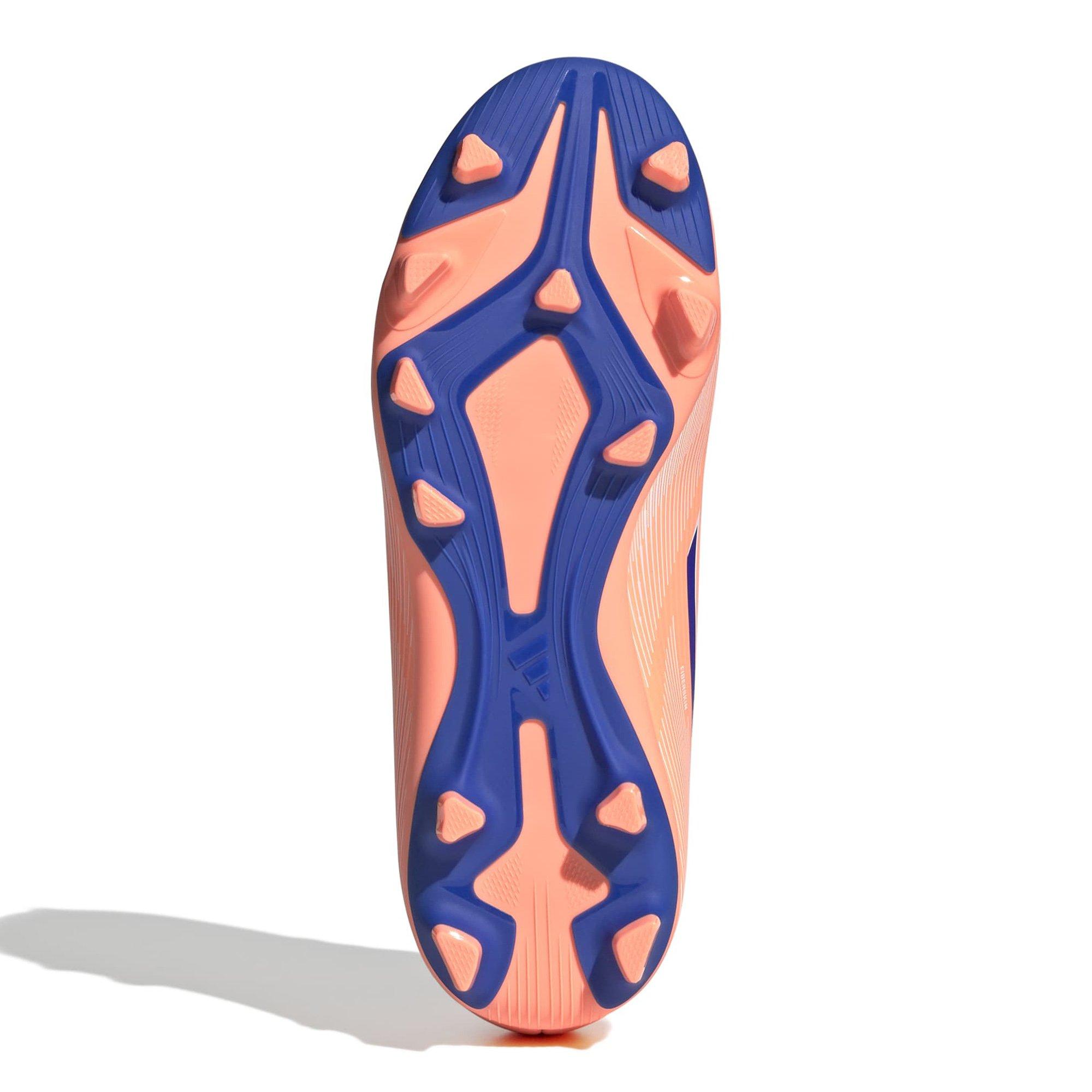 Orange/Blue/Wht - adidas - F50 Club Junior Firm Ground Football Boots - 4