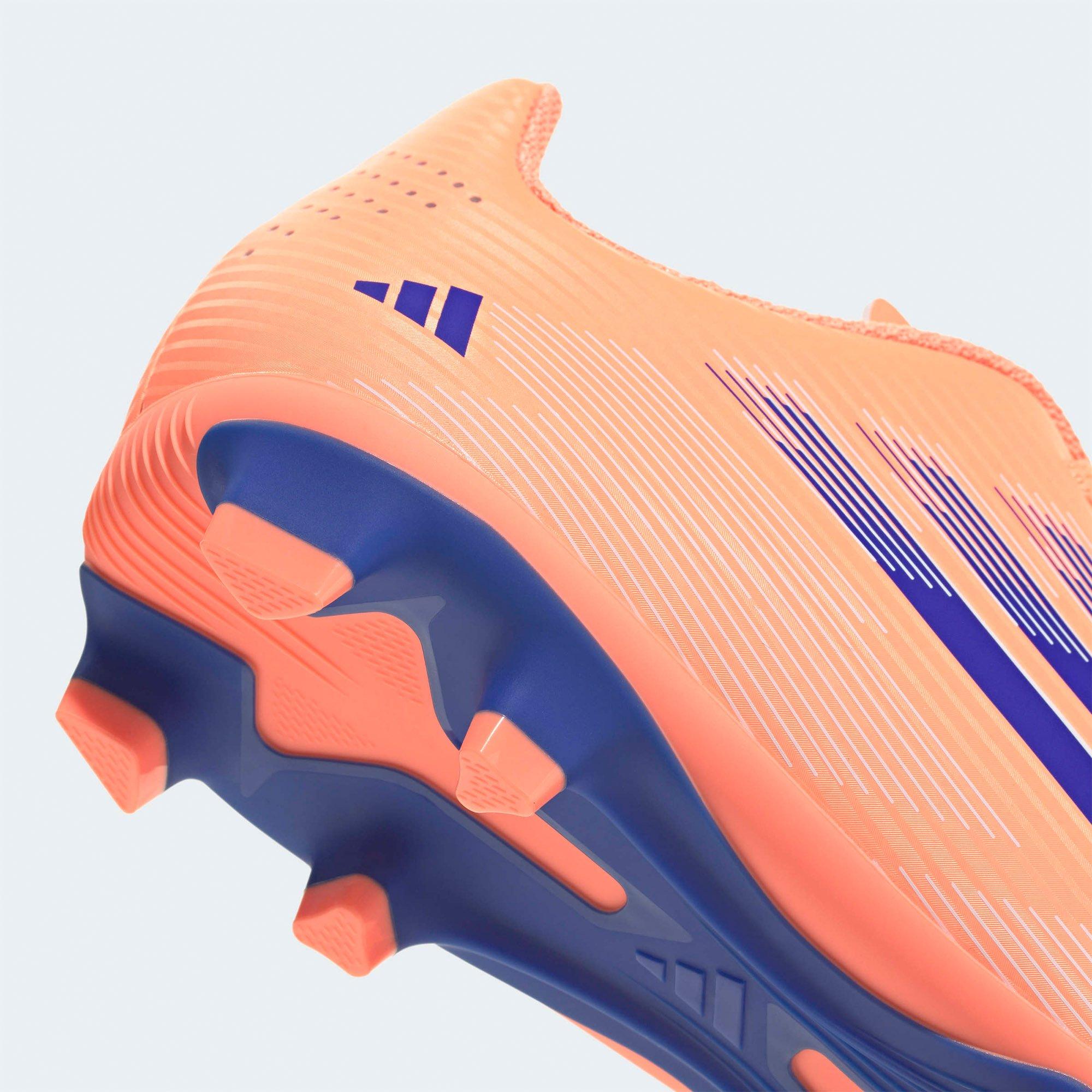 Orange/Blue/Wht - adidas - F50 Club Junior Firm Ground Football Boots - 8