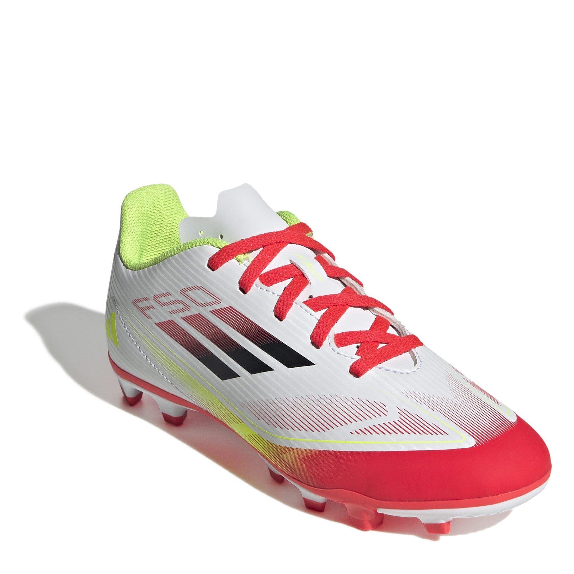 Ft.Wht/Blk/Yell - adidas - Adidas F50 Club Junior Firm Ground Football Boots - 3