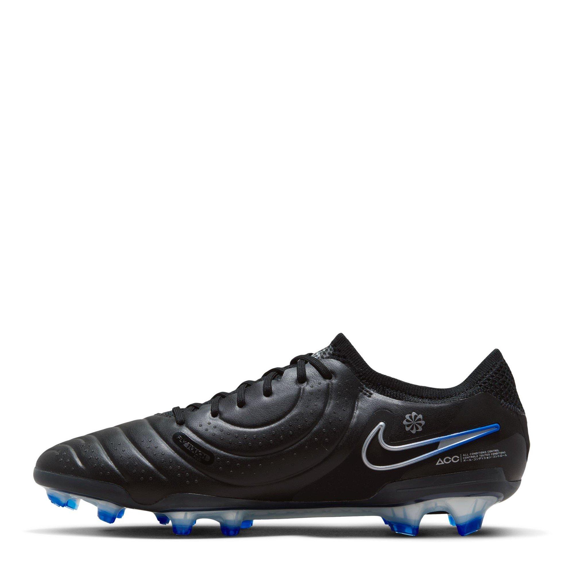 Nero/Cromo - Nike - Tiempo Legend 10 Eli Juniors Firm Ground Football Boots Juniors - 2