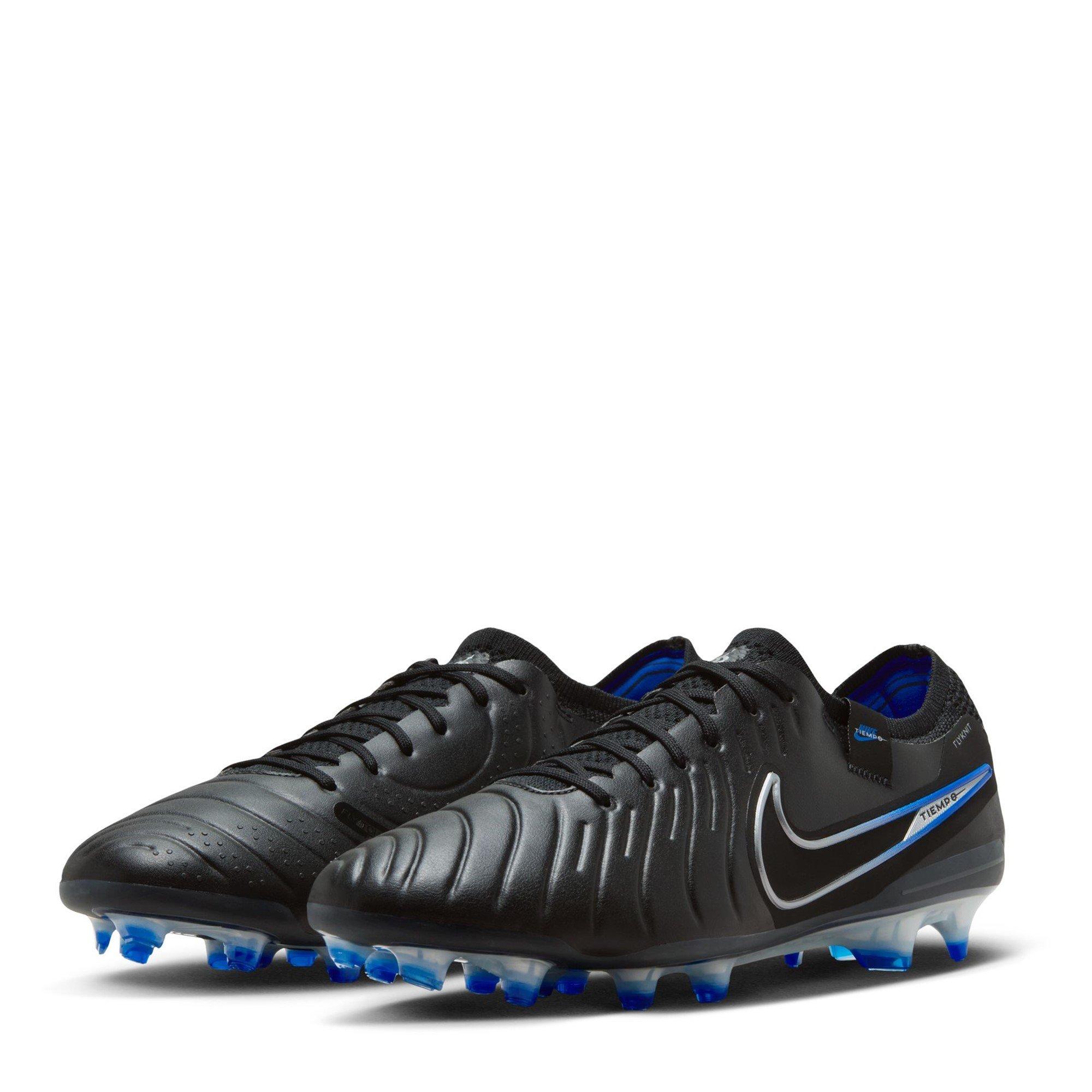 Nero/Cromo - Nike - Tiempo Legend 10 Eli Juniors Firm Ground Football Boots Juniors - 4
