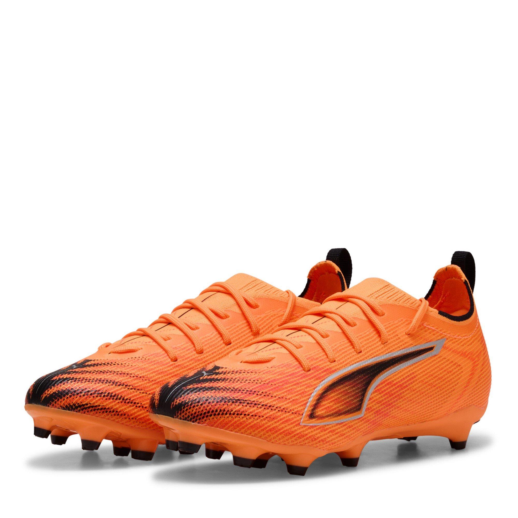 Orange/Black - Puma - Ultra 5 Pro Juniors Firm Ground Football Boots - 1