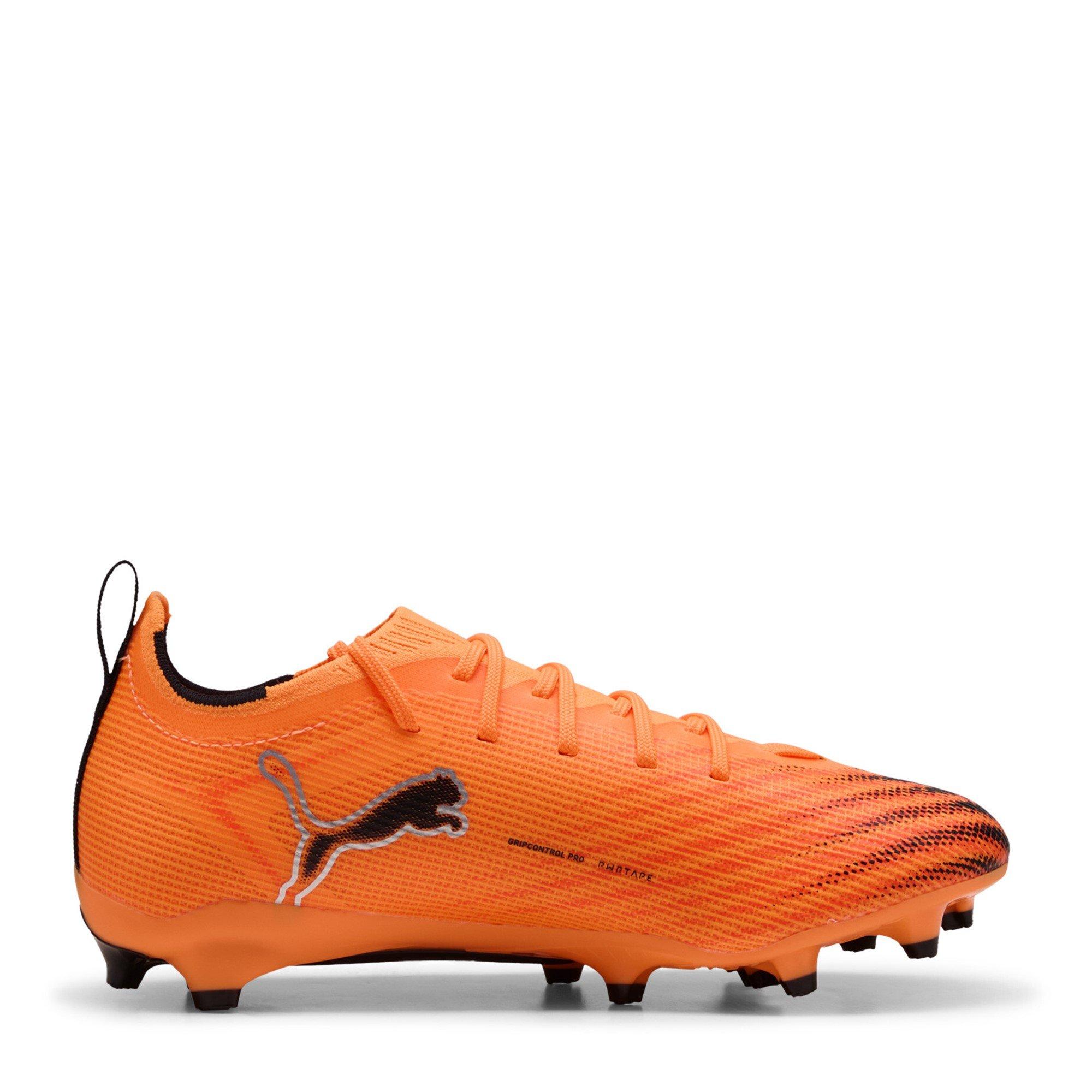 Naranja/Negro - Puma - Ultra 5 Pro Juniors Firm Ground Football Boots - 4