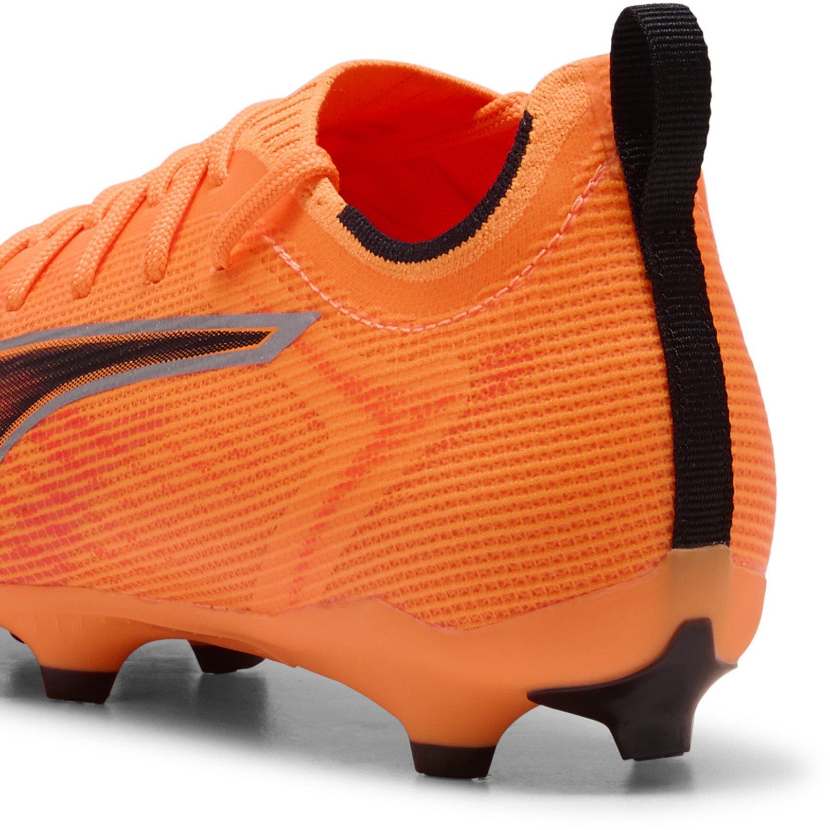 Naranja/Negro - Puma - Ultra 5 Pro Juniors Firm Ground Football Boots - 5