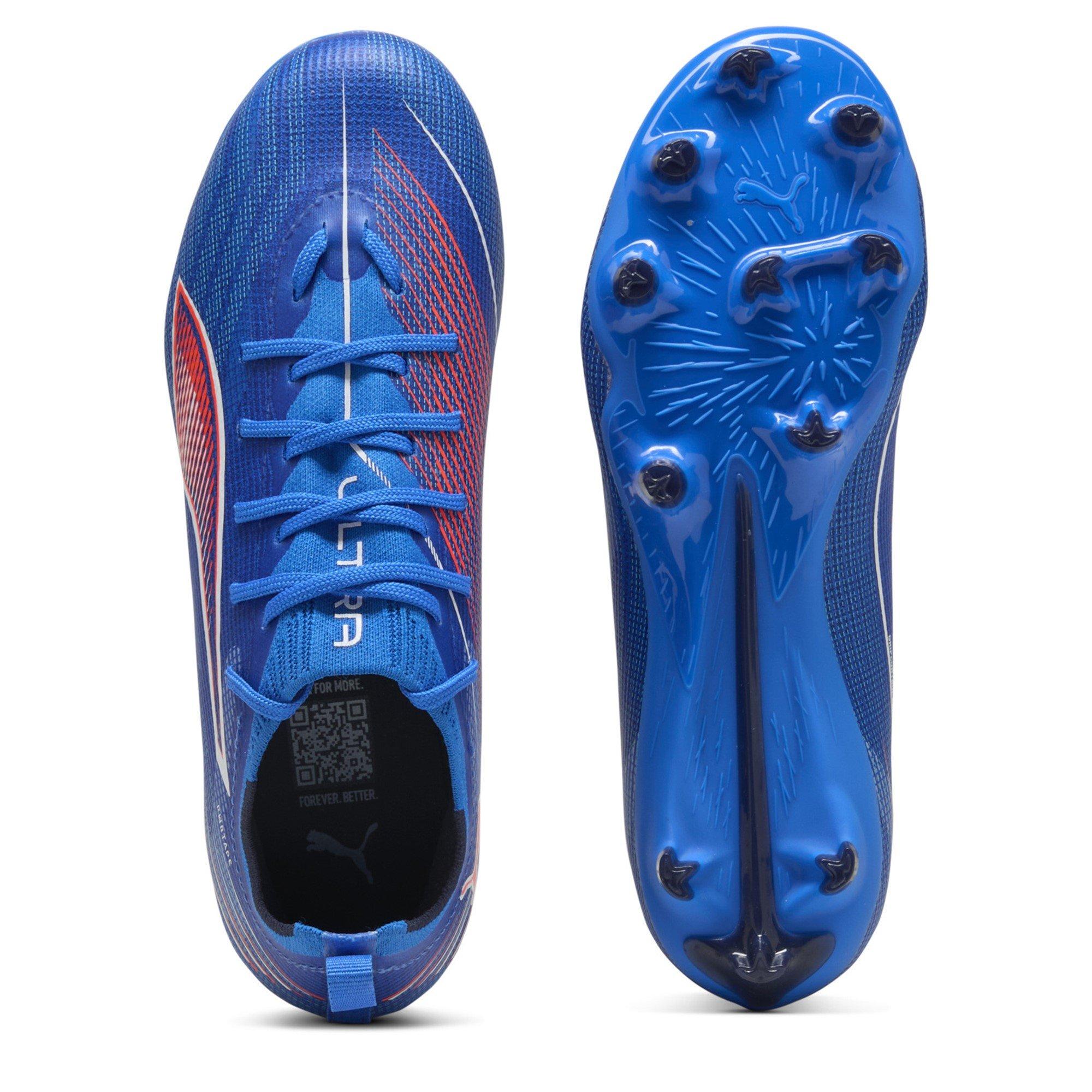 Bleu/Blanc - Puma - Ultra 5 Pro Juniors Firm Ground Football Boots - 3