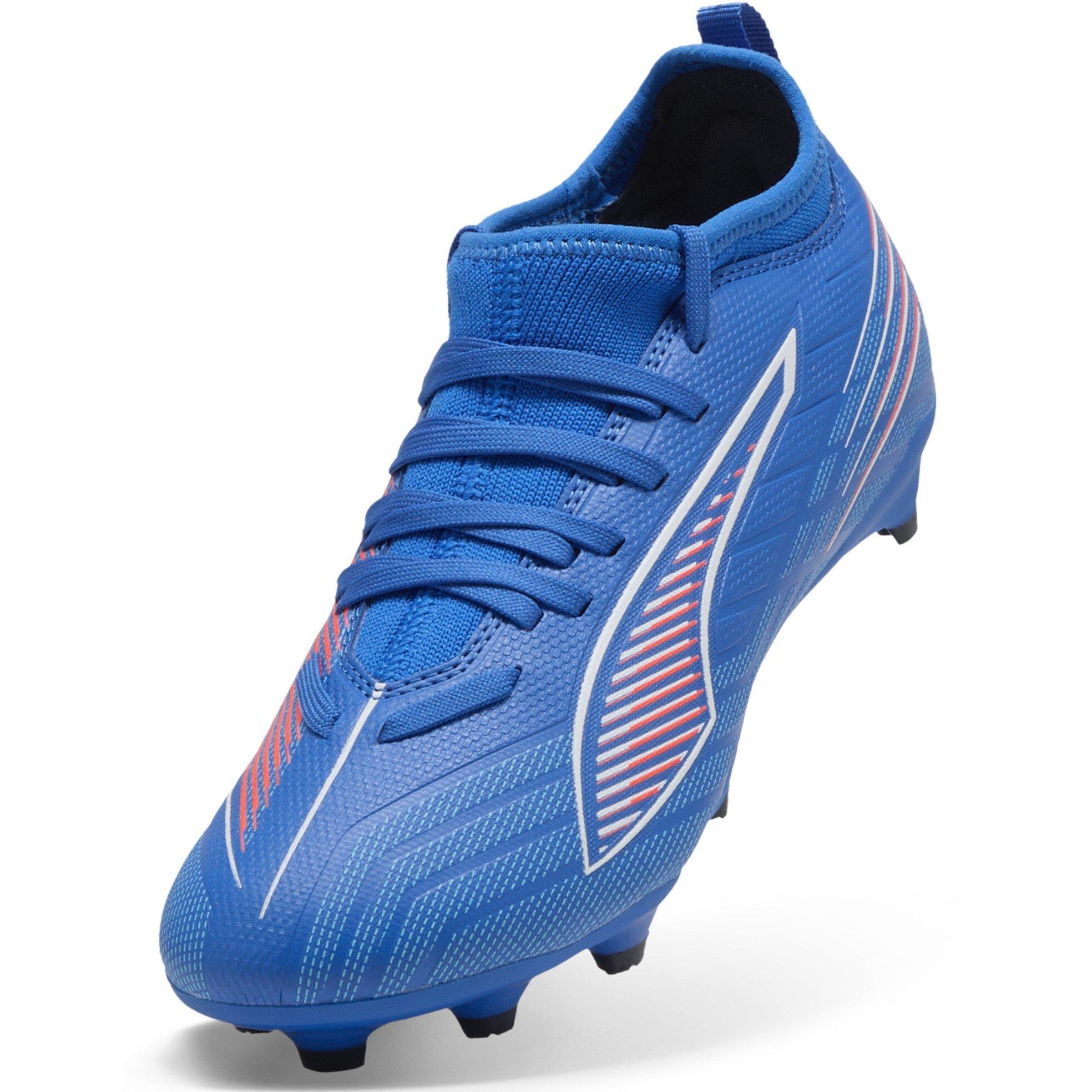 Blue/White - Puma - Ultra 5 Match Juniors Firm Ground Football Boots - 6