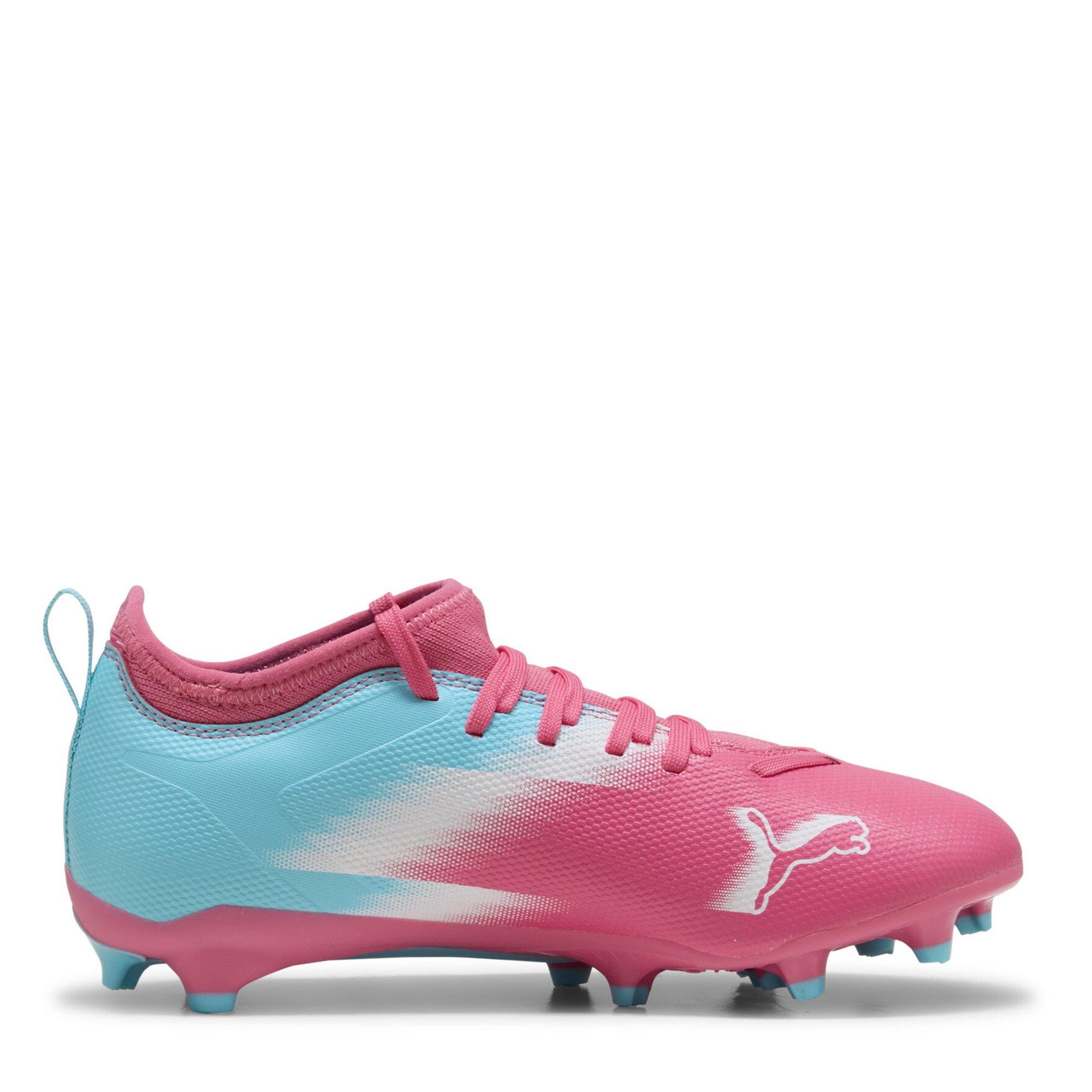 Blue/White - Puma - Ultra 5 Match Juniors Firm Ground Football Boots - 4