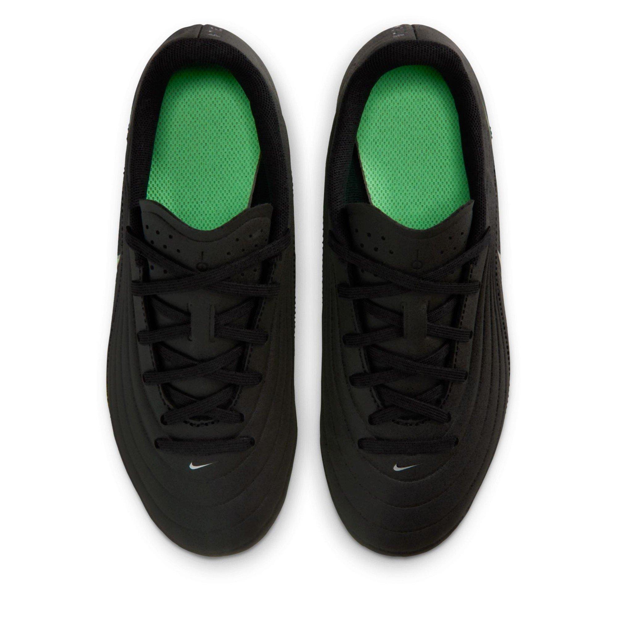 Black/Green - Nike - Tiempo Club Junior Firm Ground Football Boots - 6