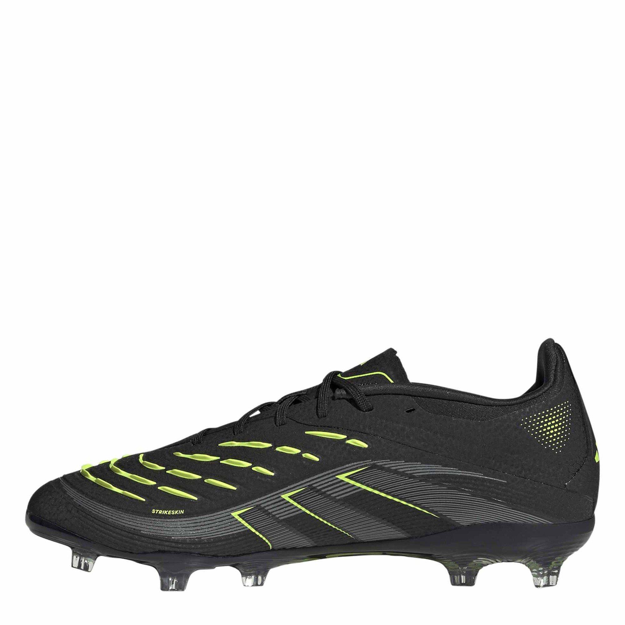 Core Black/Iron - adidas - Kids' Predator Elite Firm Ground Football Boot - 2