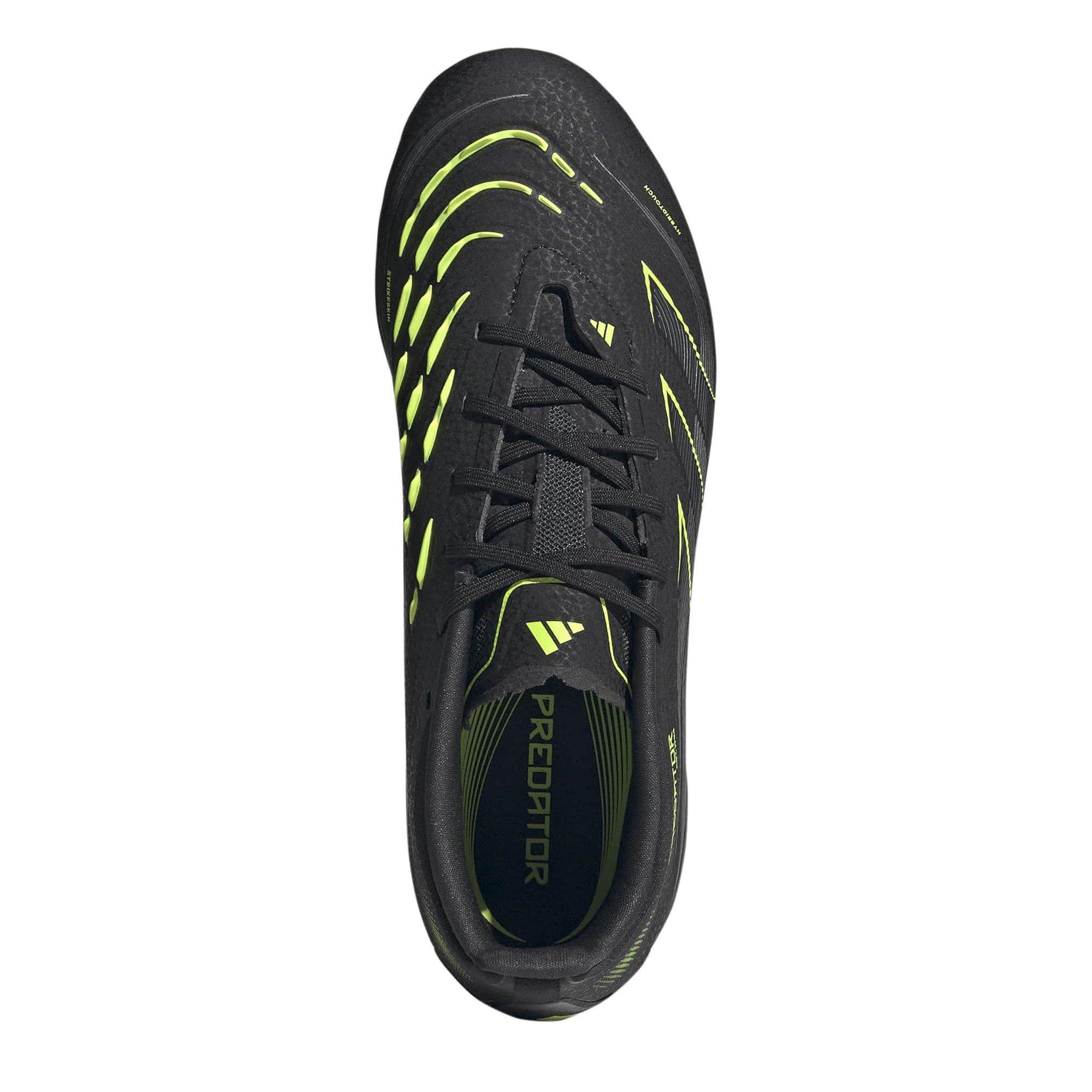Core Black/Iron - adidas - Kids' Predator Elite Firm Ground Football Boot - 5