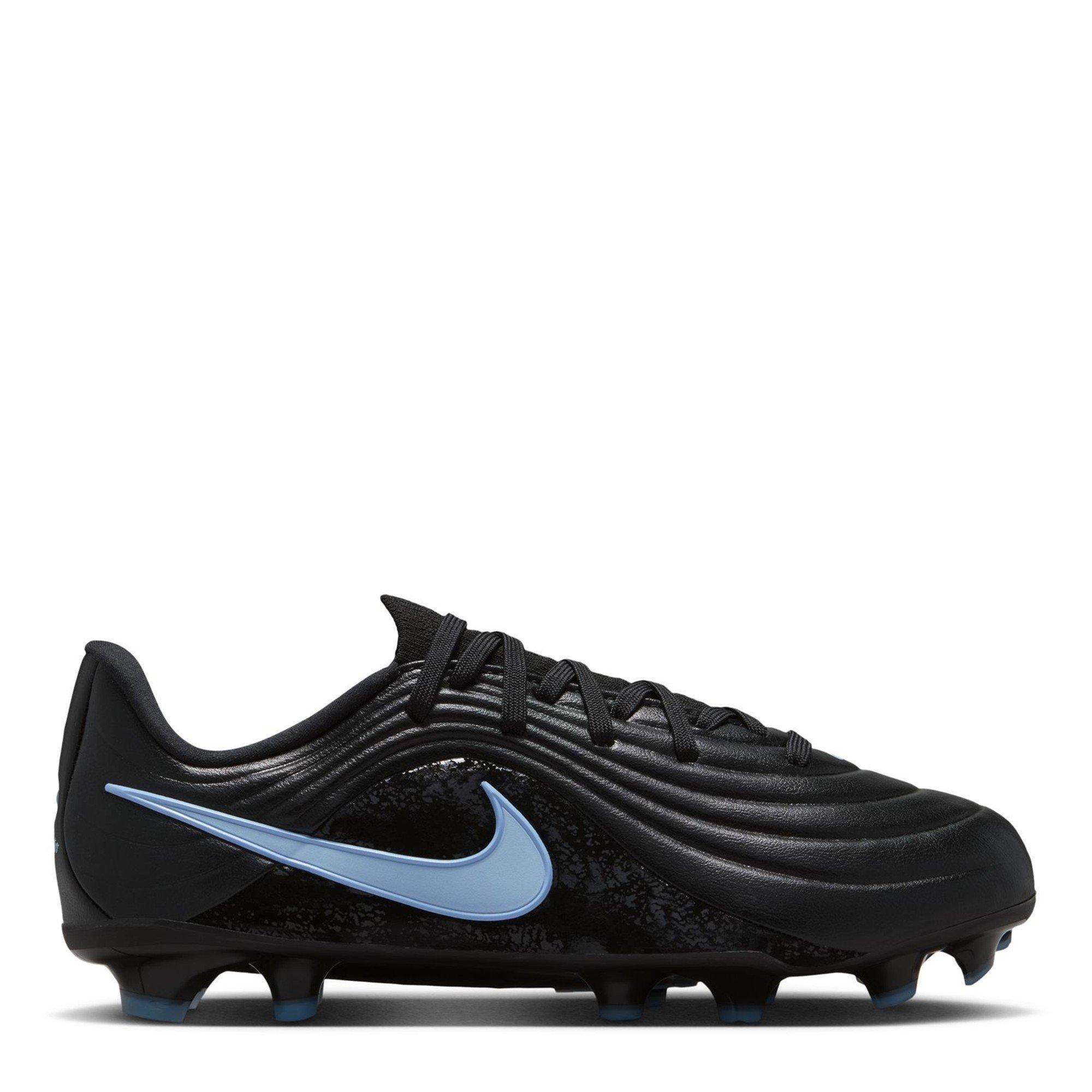 Nike  Kids Kids Tiempo Academy Firm Ground Football Boots - Black/Blue - 5.5 (38.5)