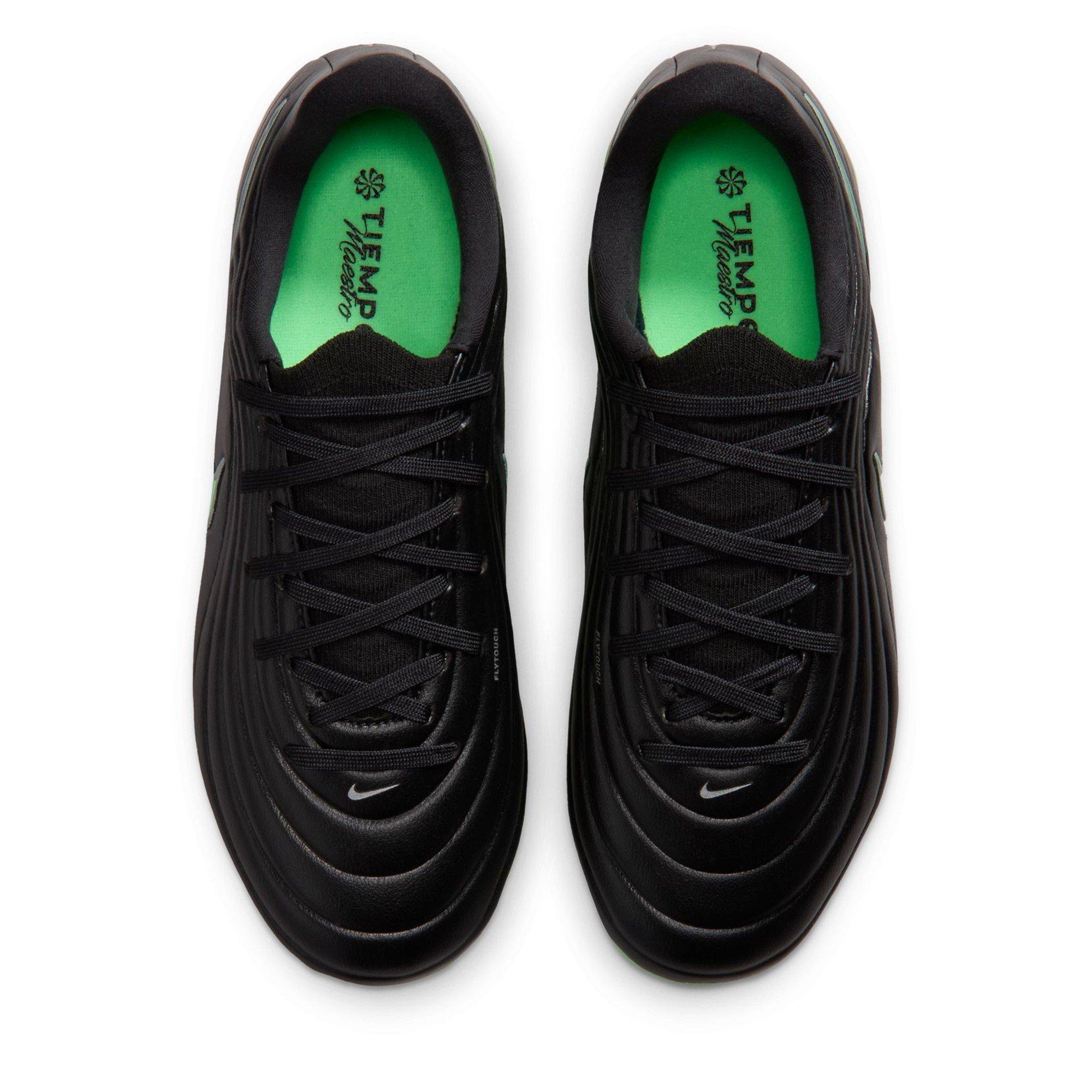 Black/Green - Nike - Kids Nike Tiempo Academy Firm Ground Football Boots - 6