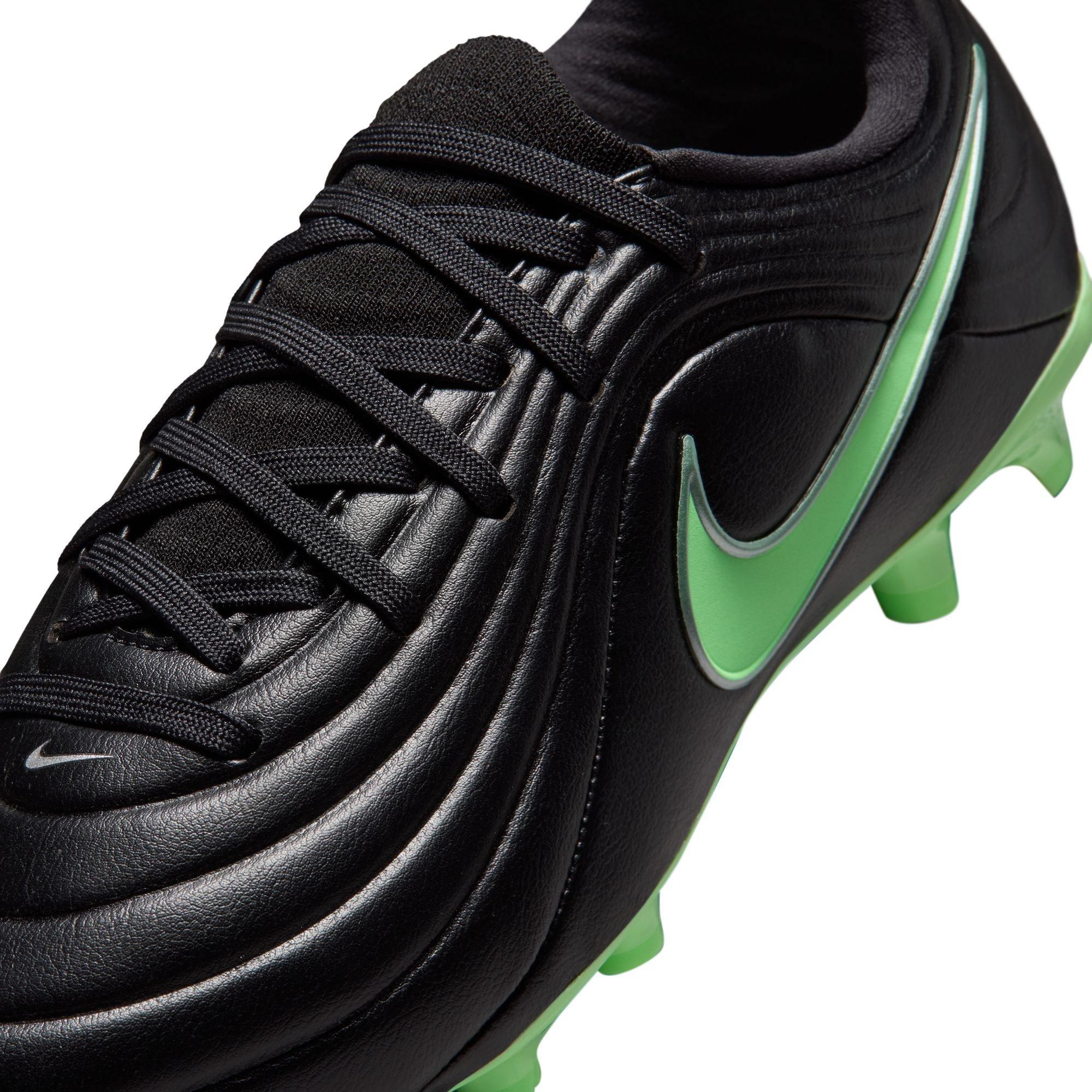 Black/Green - Nike - Kids Nike Tiempo Academy Firm Ground Football Boots - 7