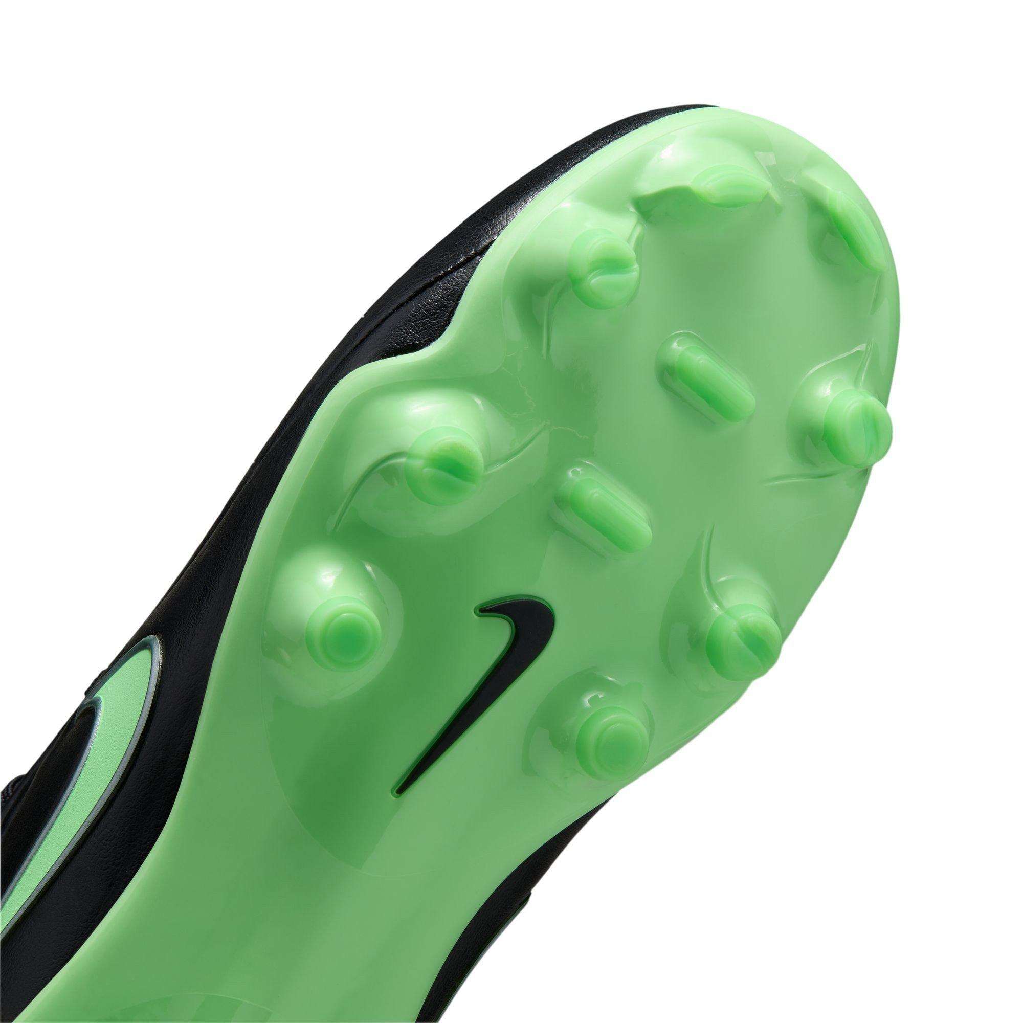 Black/Green - Nike - Kids Nike Tiempo Academy Firm Ground Football Boots - 9