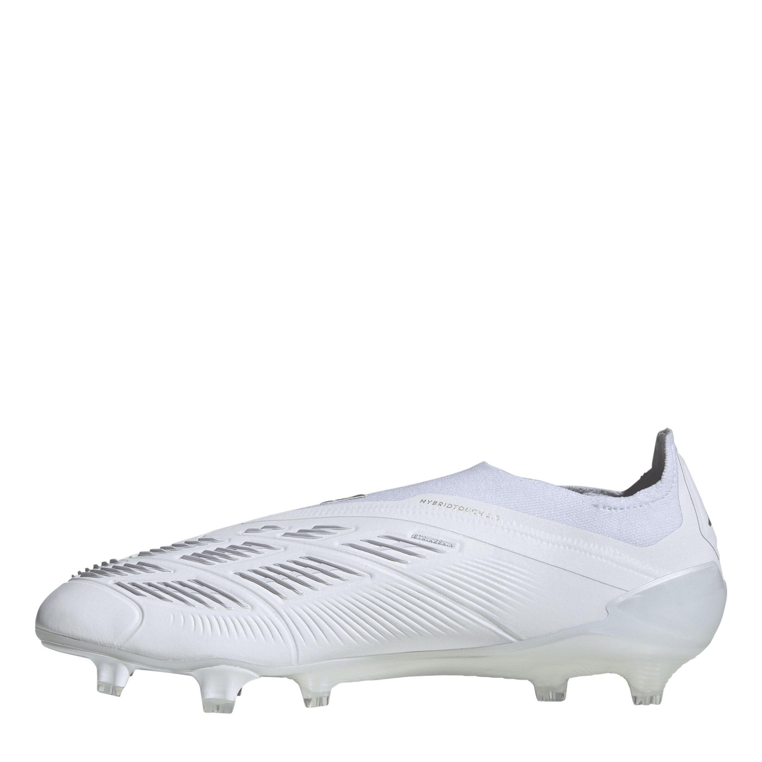 blanco ftwr - adidas - Predator Elite Laceless Juniors Firm Ground Football Boots - 2