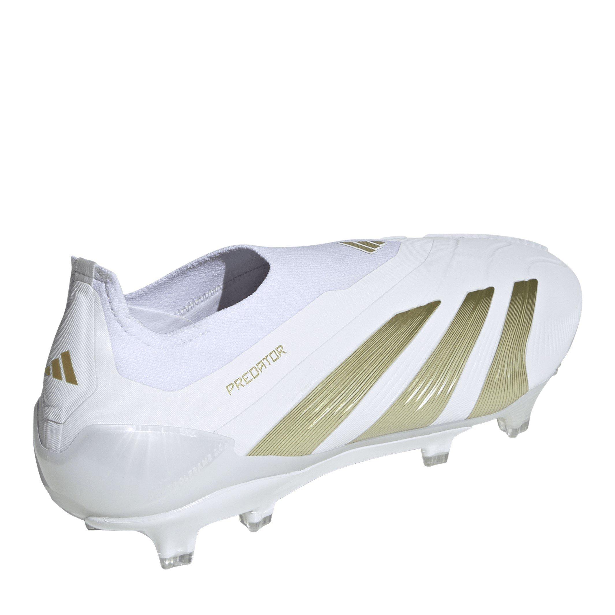 blanco ftwr - adidas - Predator Elite Laceless Juniors Firm Ground Football Boots - 4