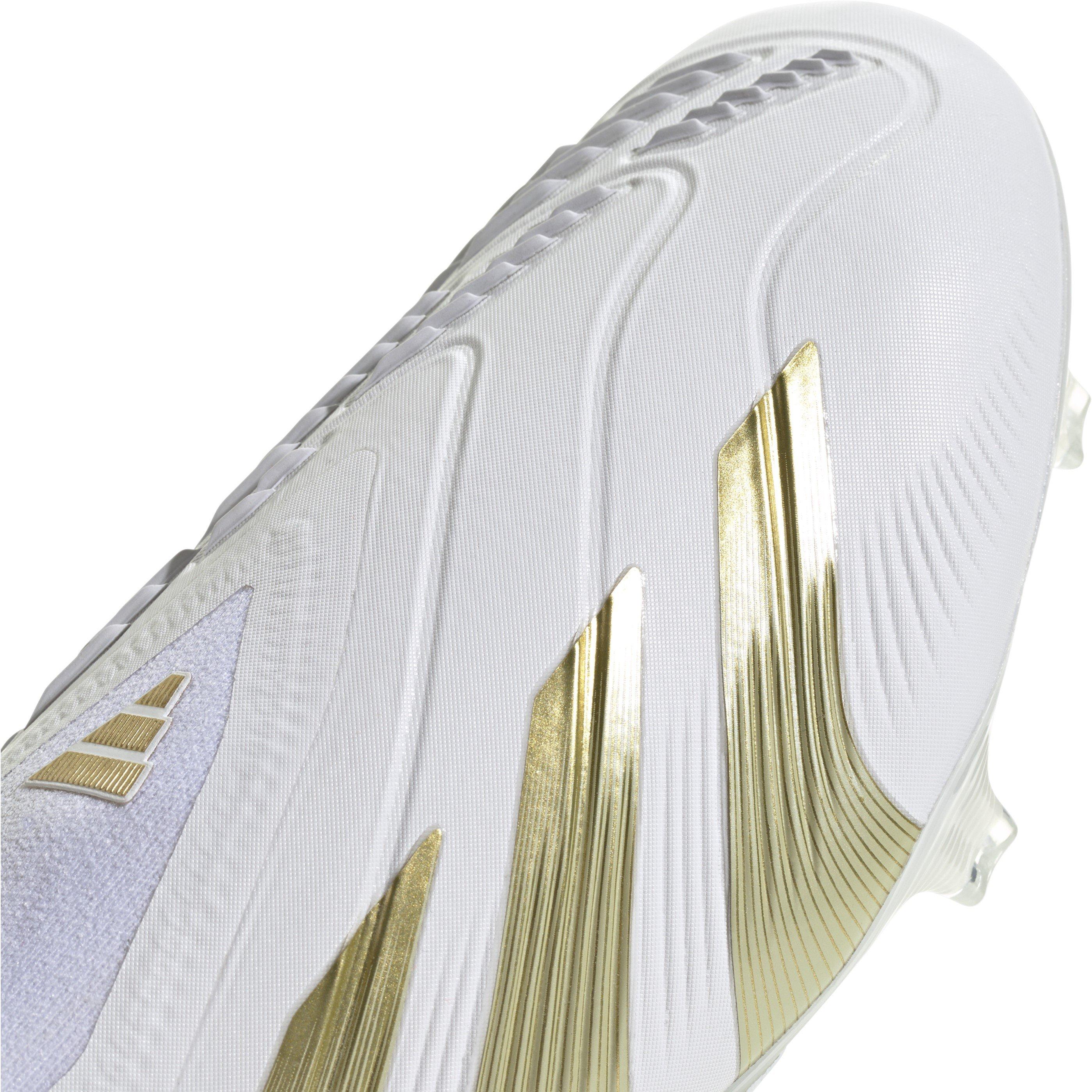 blanco ftwr - adidas - Predator Elite Laceless Juniors Firm Ground Football Boots - 7