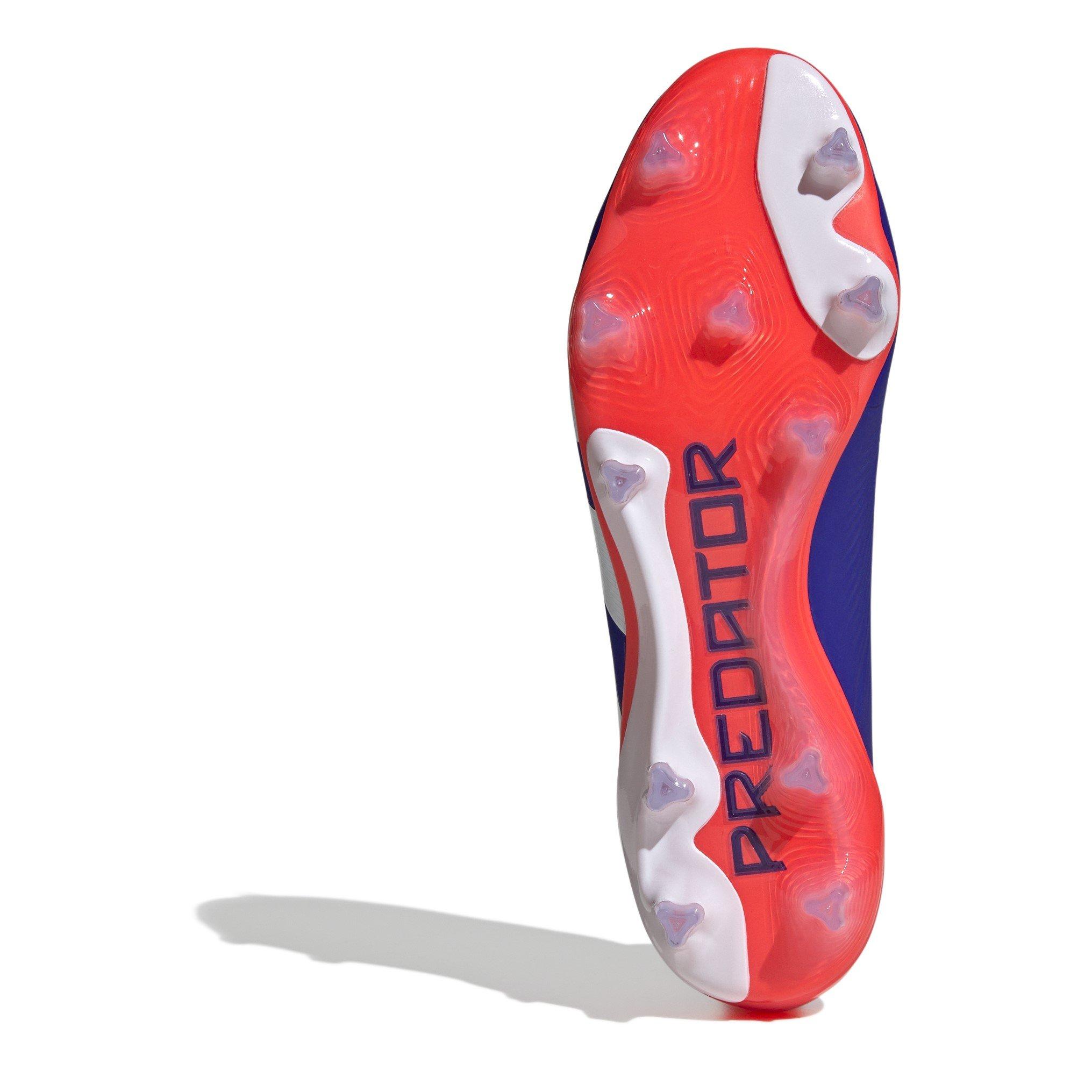 lucid blue - adidas - Predator Elite Laceless Juniors Firm Ground Football Boots - 6