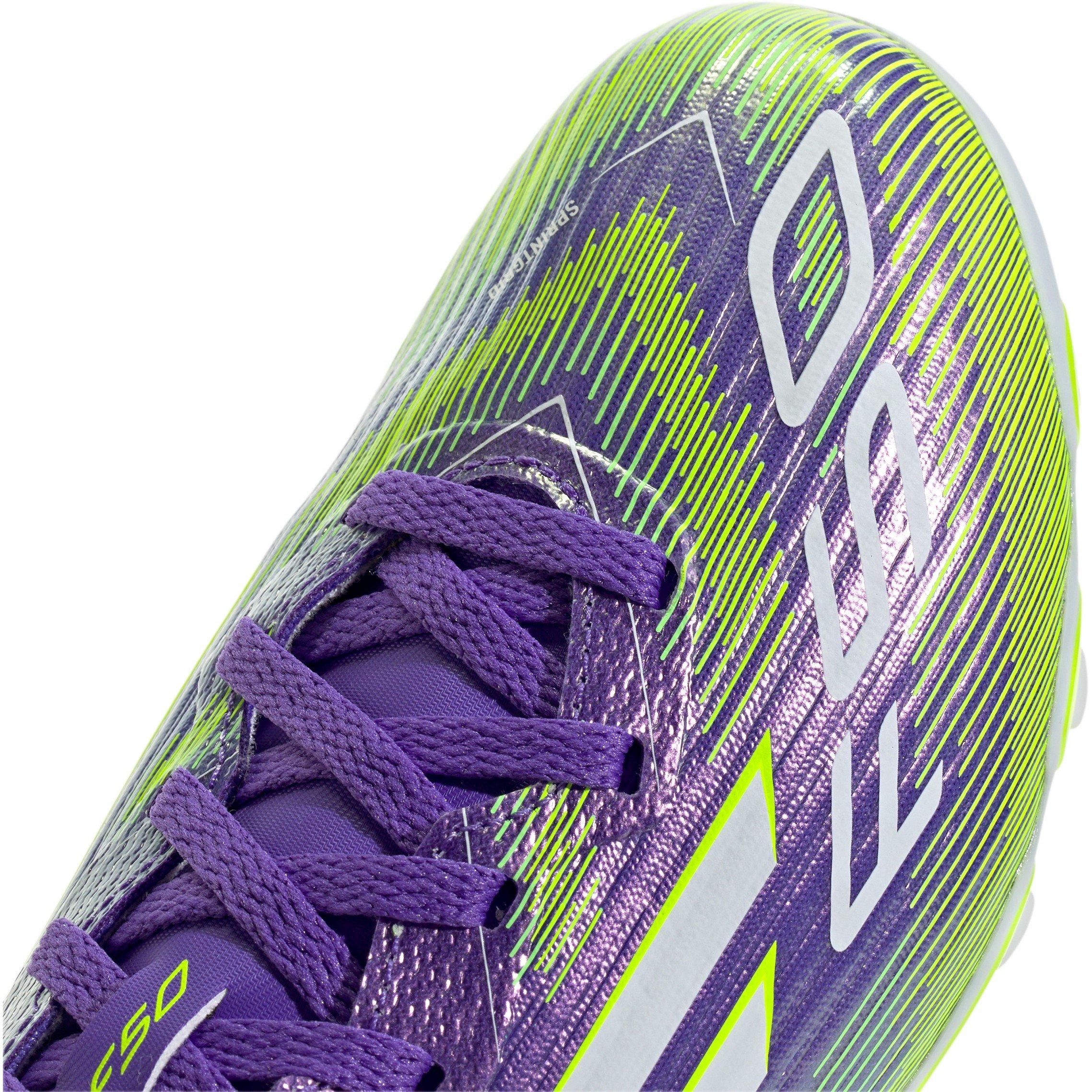 Purple/White - adidas - F50 League Juniors Multi-Ground Football Boots - 7