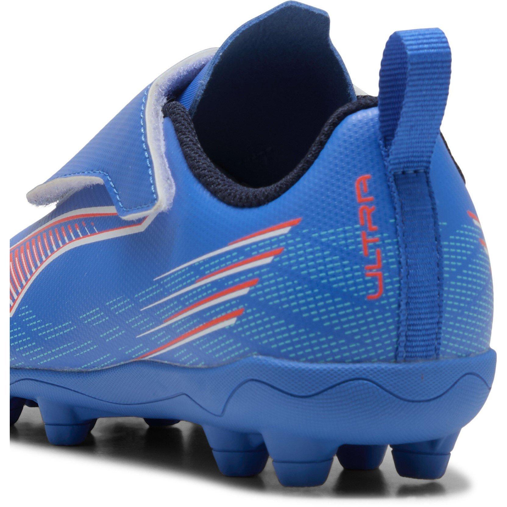 Azul/Branco - Puma - Ultra 6 Match Juniors Firm Ground Football Boots - 5